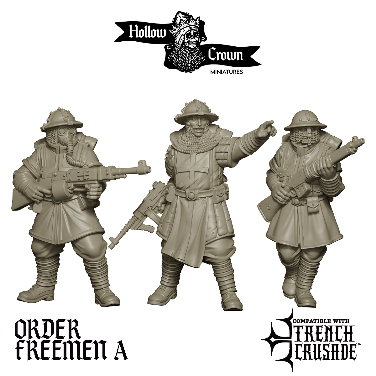 Cruciform Order of St George Freemen A by Hollow Crown Miniatures, is a proxy for Yeoman, in The Principality of New Antioch.