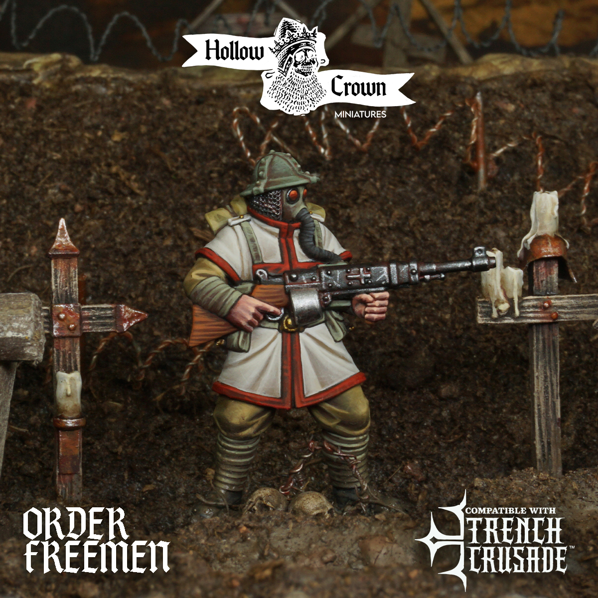 Cruciform Order of St George Freemen A by Hollow Crown Miniatures - Image 3