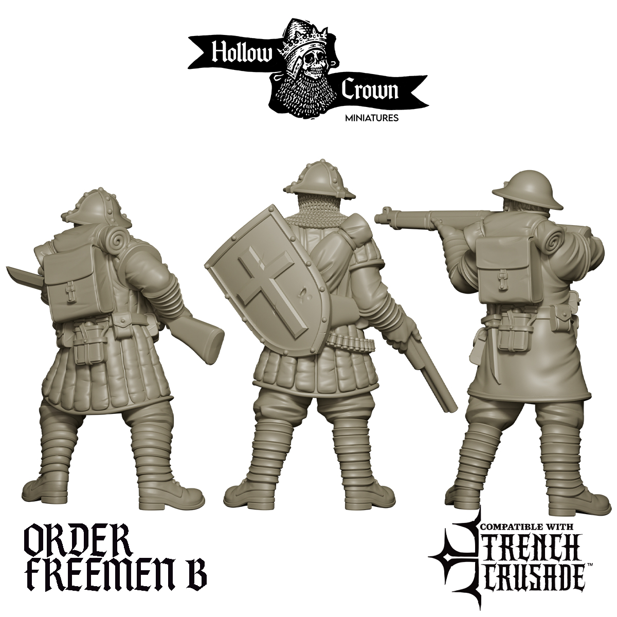 Cruciform Order of St George Freemen B by Hollow Crown Miniatures - Image 2