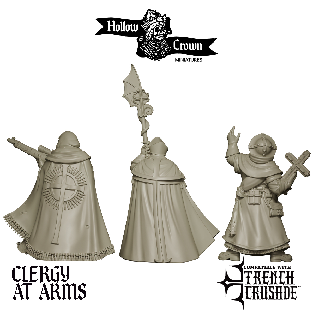Cruciform Order of St George Clergy at Arms by Hollow Crown Miniatures - Image 2