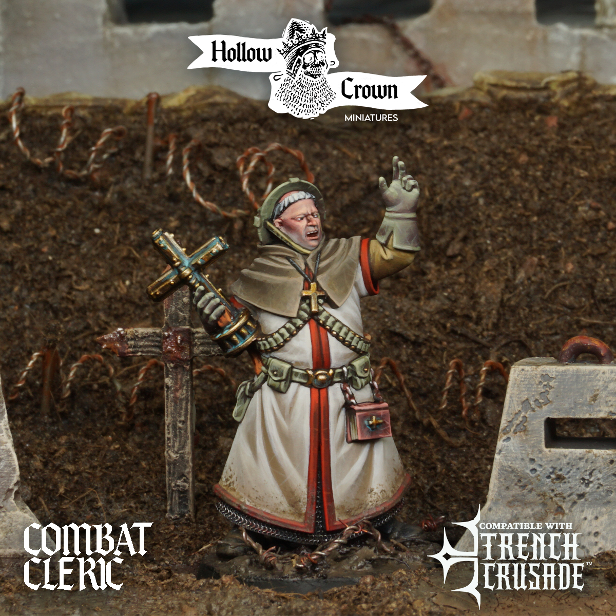 Cruciform Order of St George Clergy at Arms by Hollow Crown Miniatures - Image 3