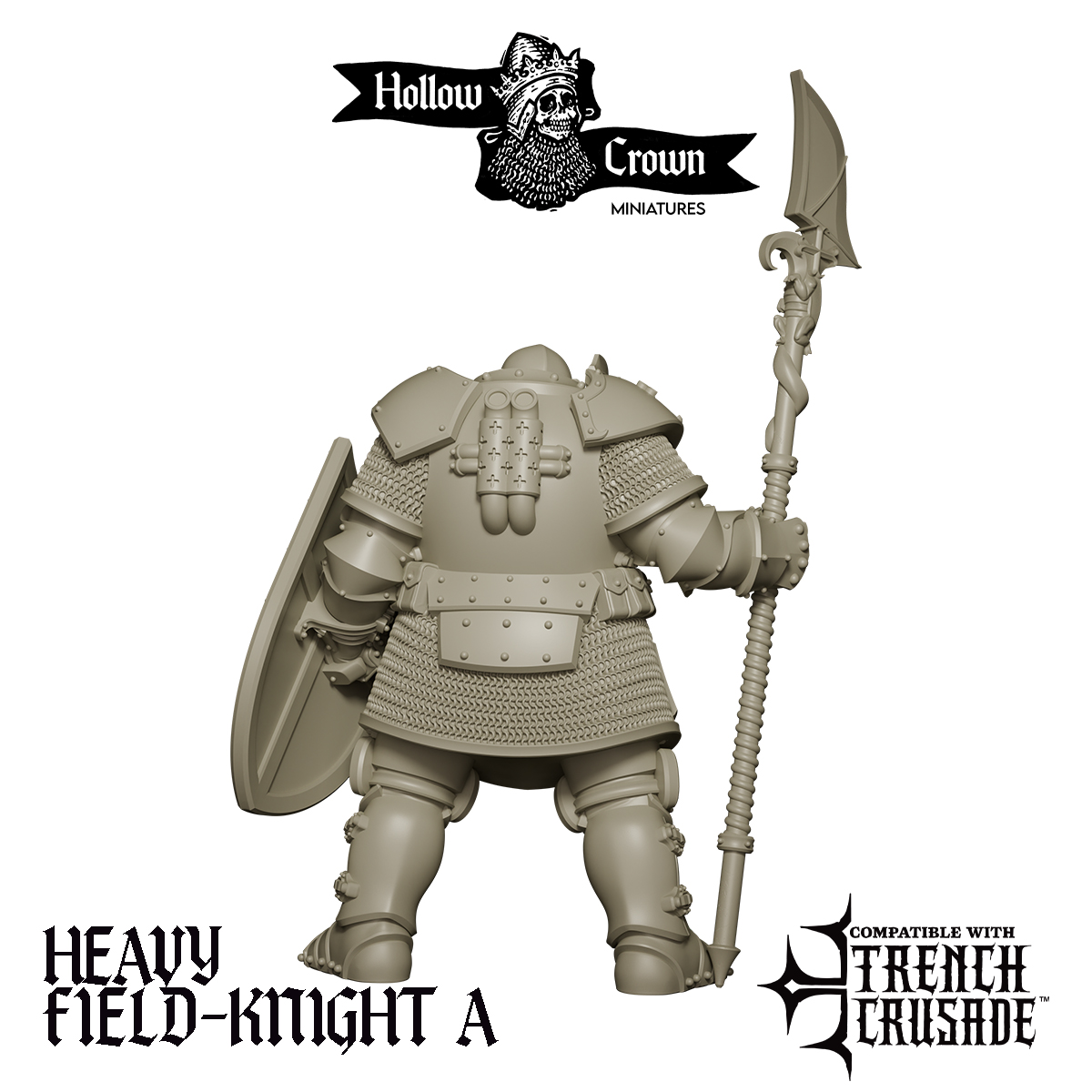 Cruciform Order of St George Heavy Field-Knight A by Hollow Crown Miniatures - Image 2