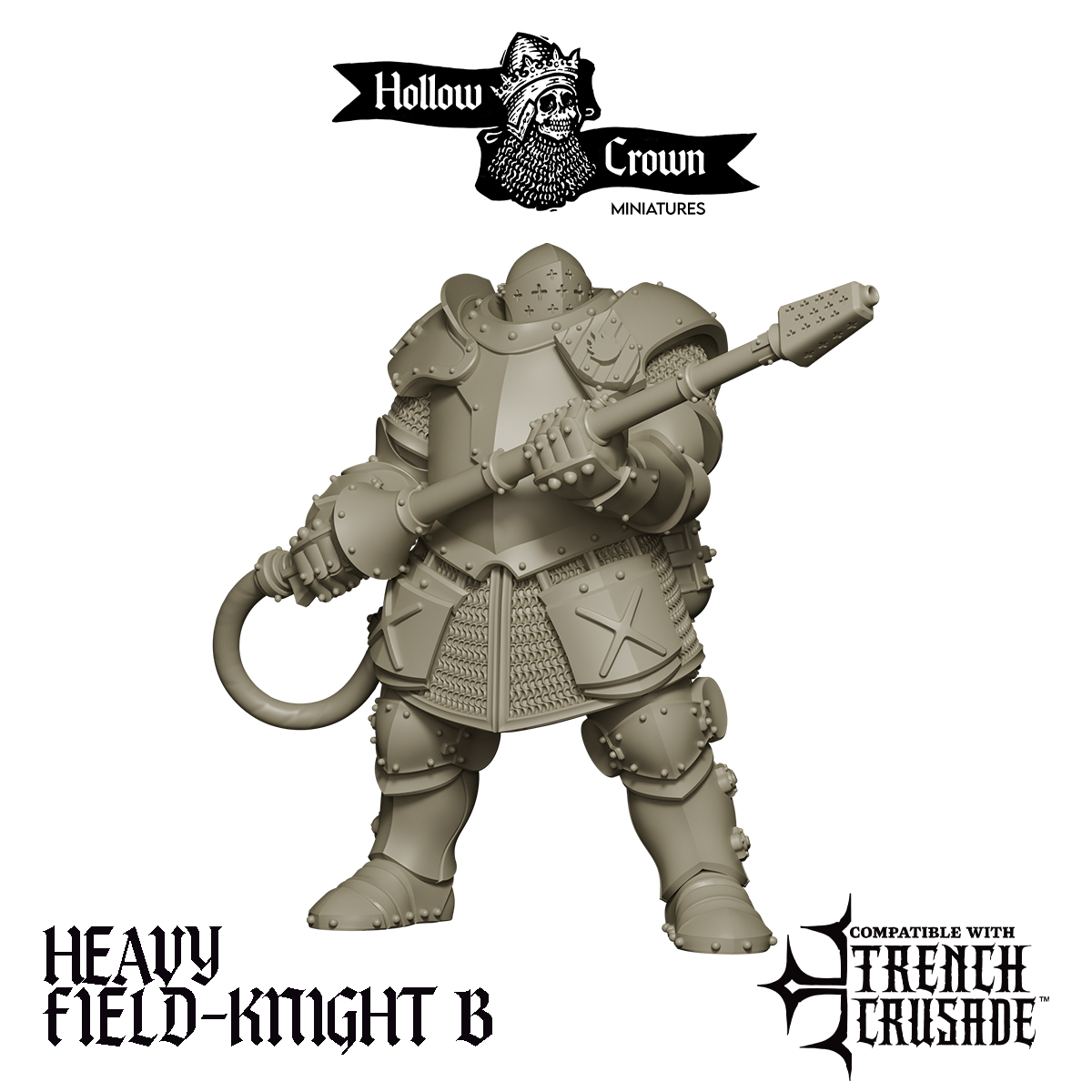 Cruciform Order of St George Heavy Field-Knight B by Hollow Crown Miniatures - Image 3