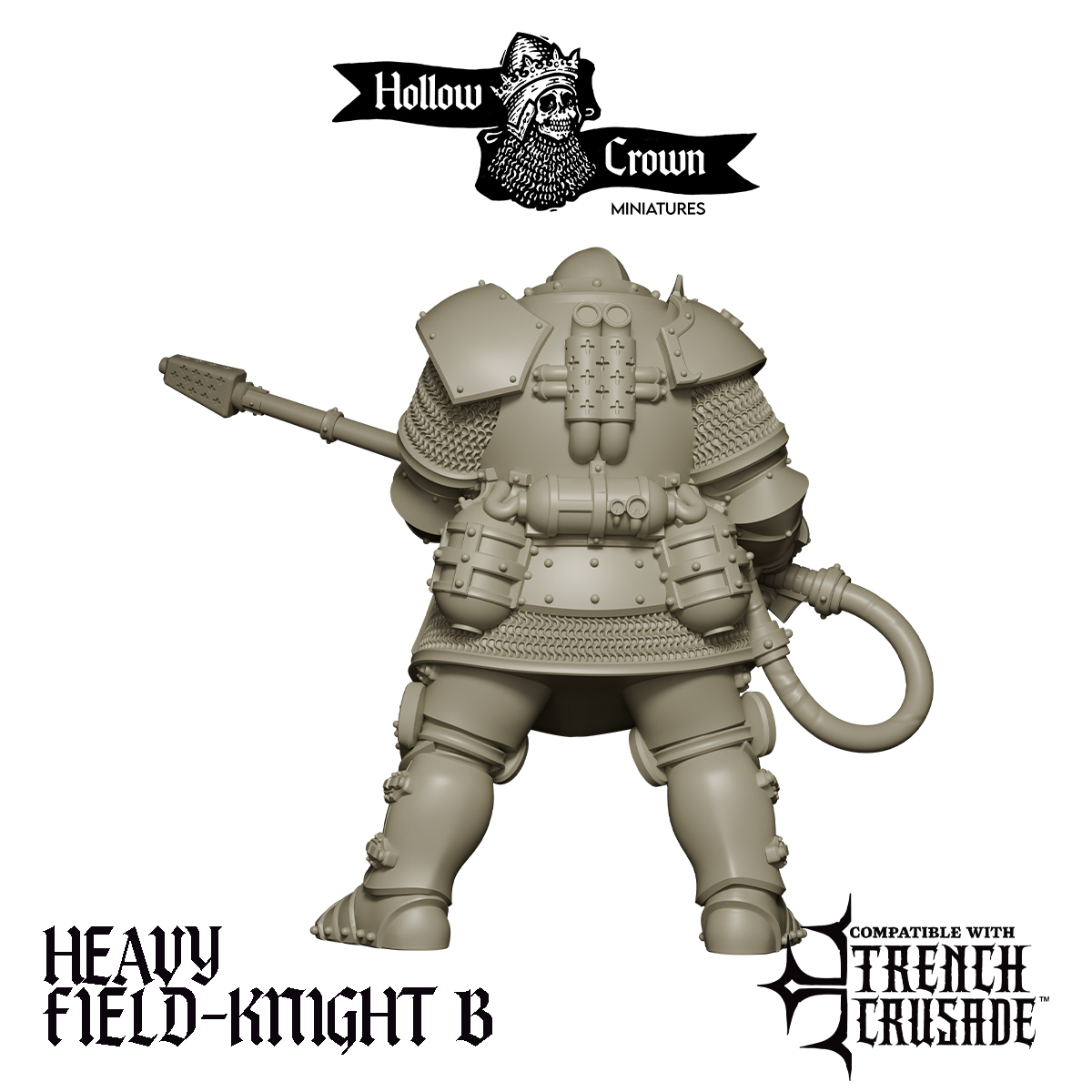 Cruciform Order of St George Heavy Field-Knight B by Hollow Crown Miniatures - Image 4