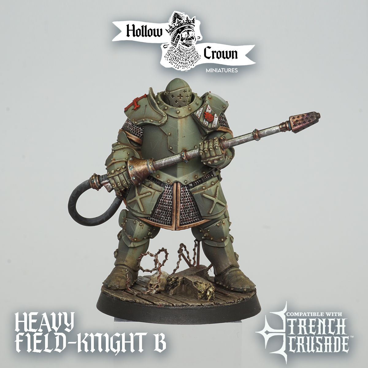 Cruciform Order of St George Heavy Field-Knight B by Hollow Crown Miniatures - Image 2