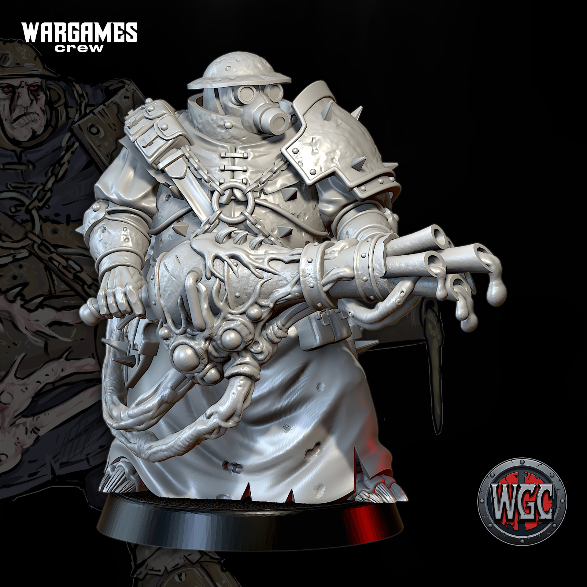 Blacktear Mourning Knight #4 by WargamesCrew, is a proxy for Mechanised Heavy Infantry, Shocktrooper, in The Principality of New Antioch.