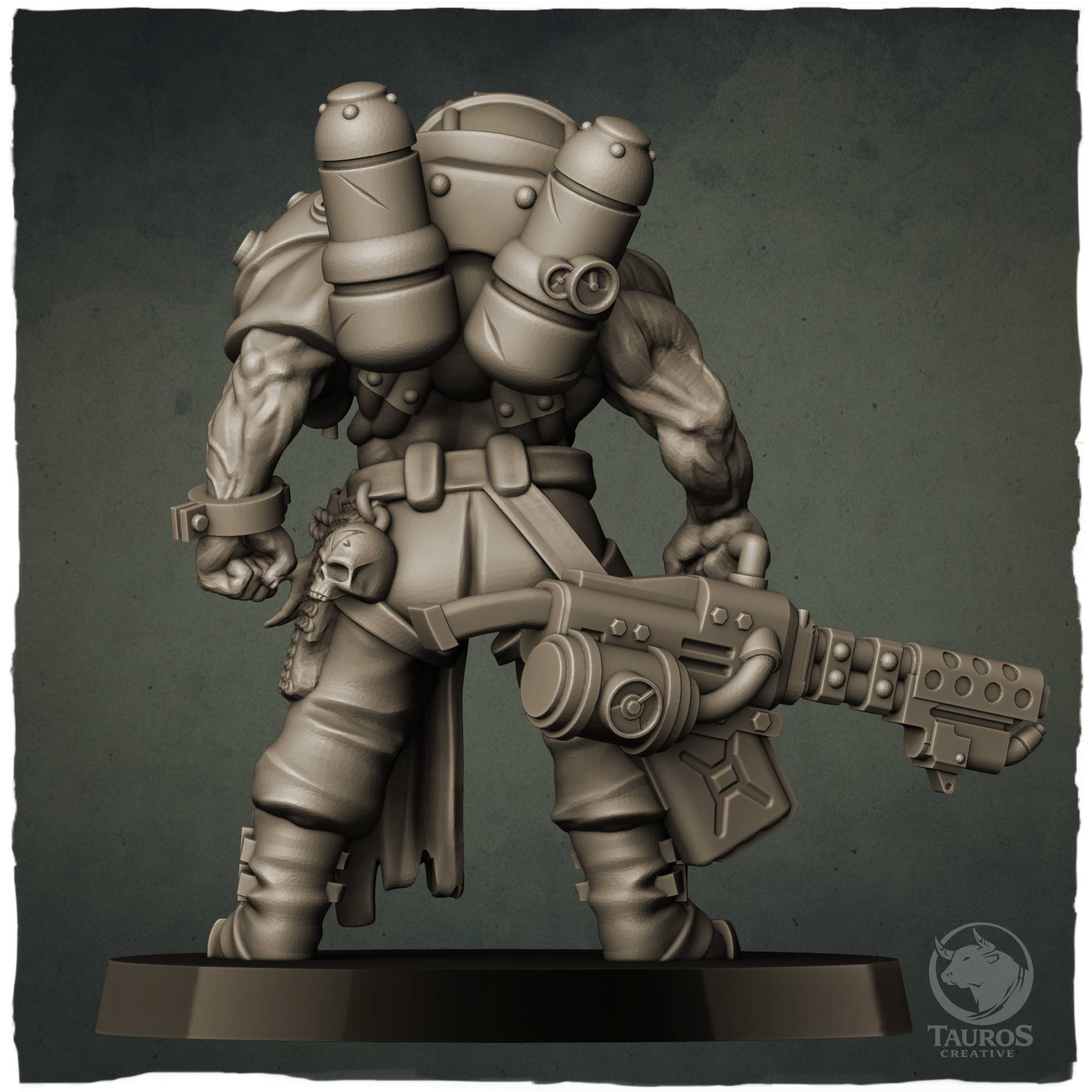 Heavy Infantry (Mchine Gun) — Anointed — Trench Grimdark Warfare by Tauros Creative - Image 2