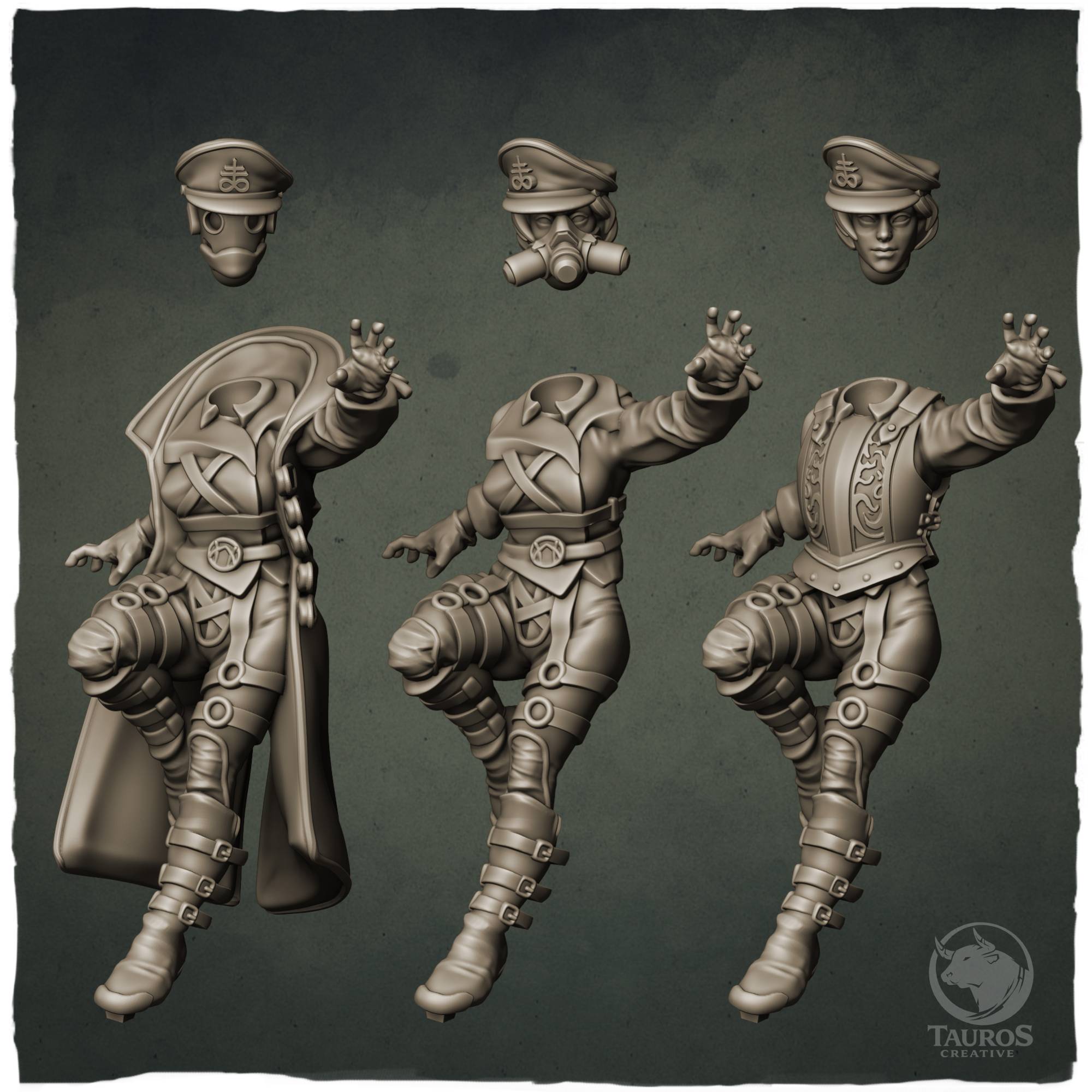 Artillery Invoker — Naval Witch — Trench Grimdark Warfare by Tauros Creative - Image 2