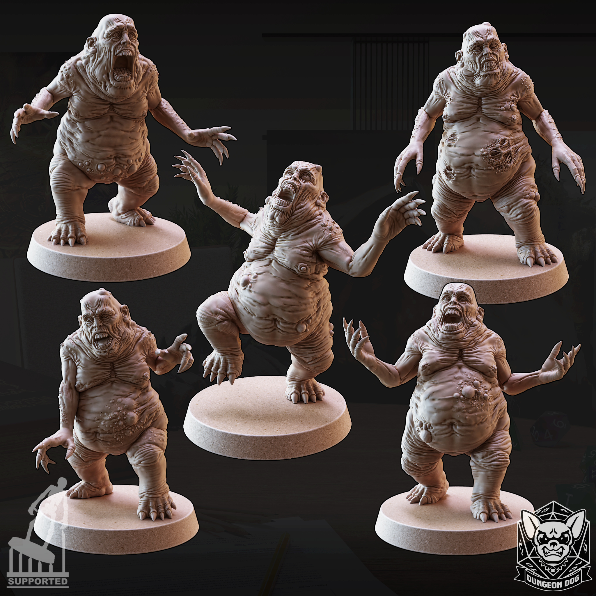 Mane Bundle [Mane Demon, Mane Themed] by Dungeon Dog, is a proxy for Dessicated Husk, in Cult of the Black Grail.