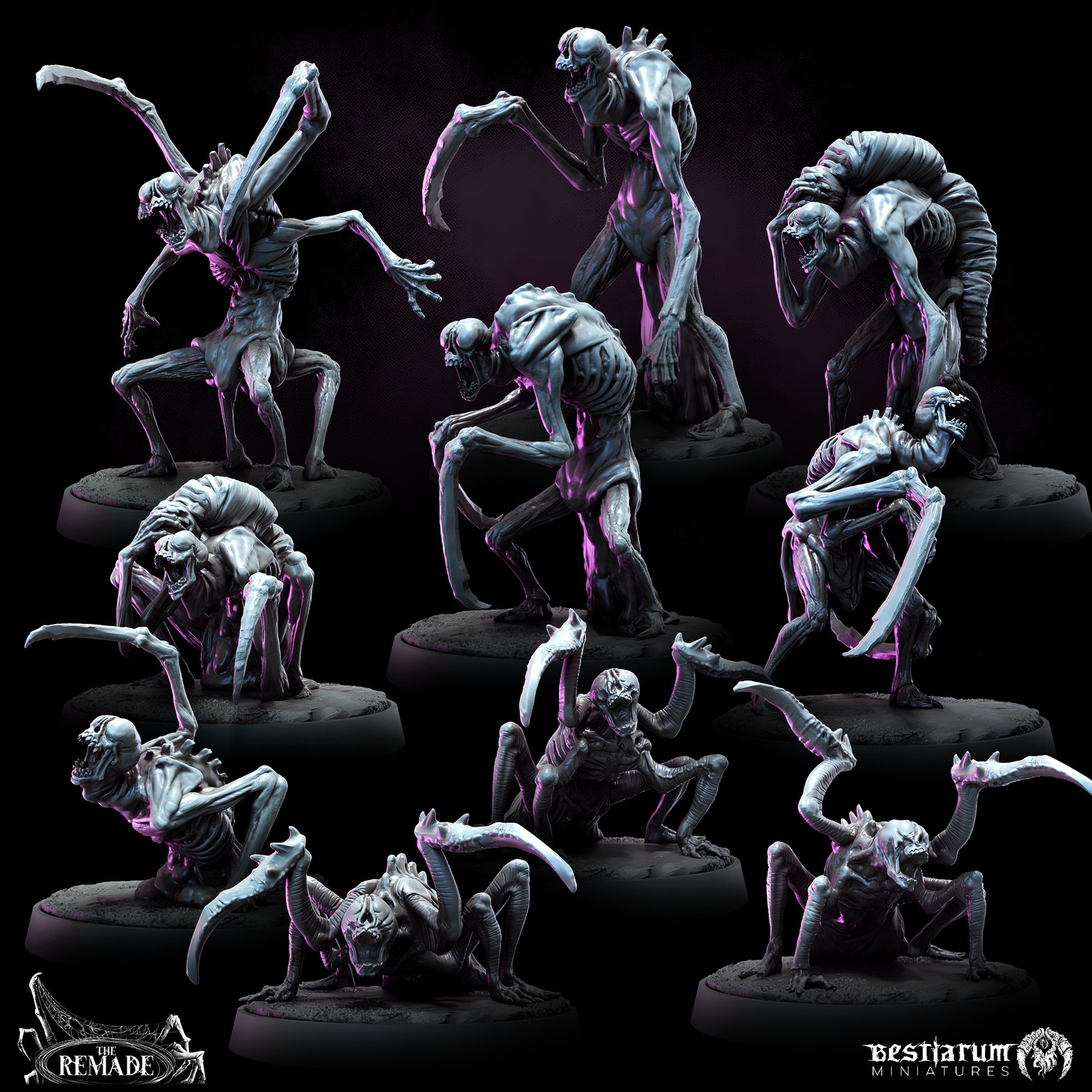 Remade Servitors by Bestiarum Miniatures, is a proxy for Cradle Thrall, Grail Thrall, in Cult of the Black Grail.