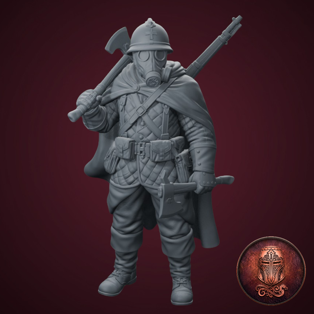 Veteran Trench Warrior – The Sacred Expedition by AlbusMiles, is a proxy for Shocktrooper, Yeoman, in The Principality of New Antioch.