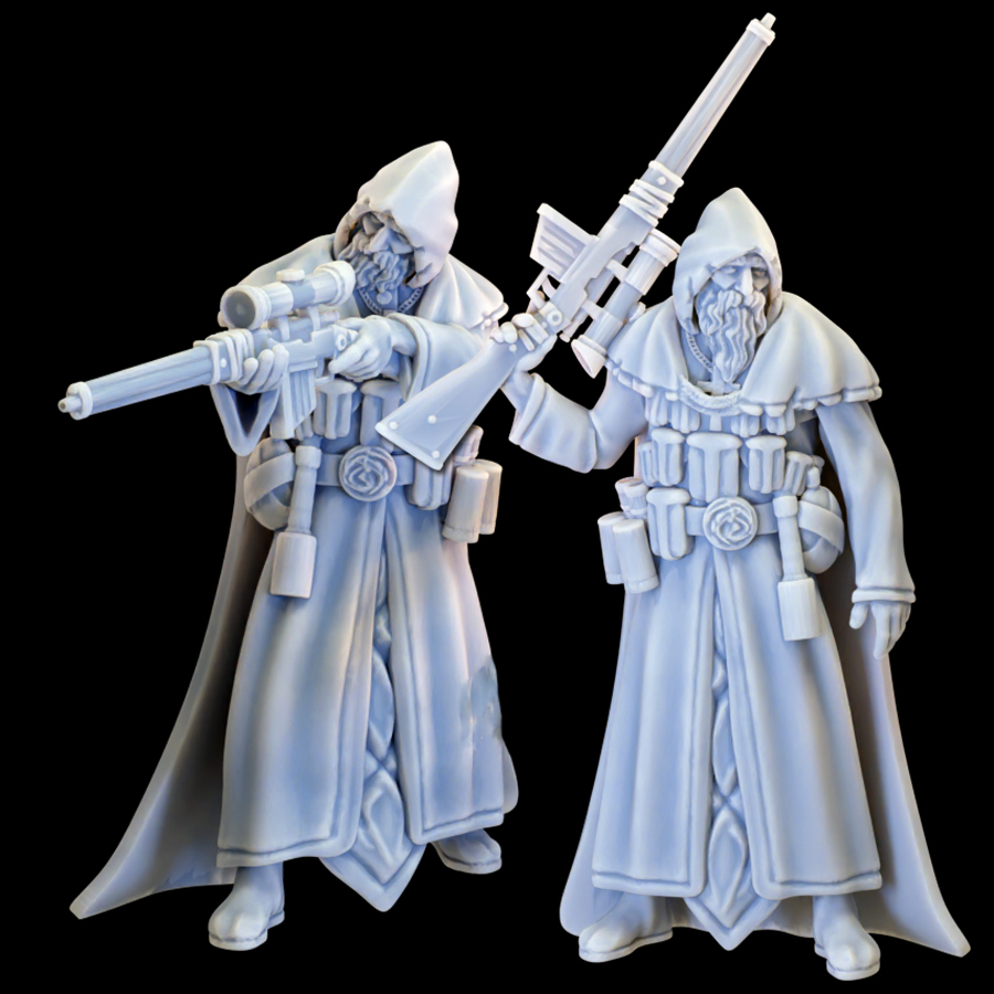 Sniper Priest - Dieselpunk Soldiers by YourNeighborKnight, is a proxy for Sniper Priest, in The Principality of New Antioch.
