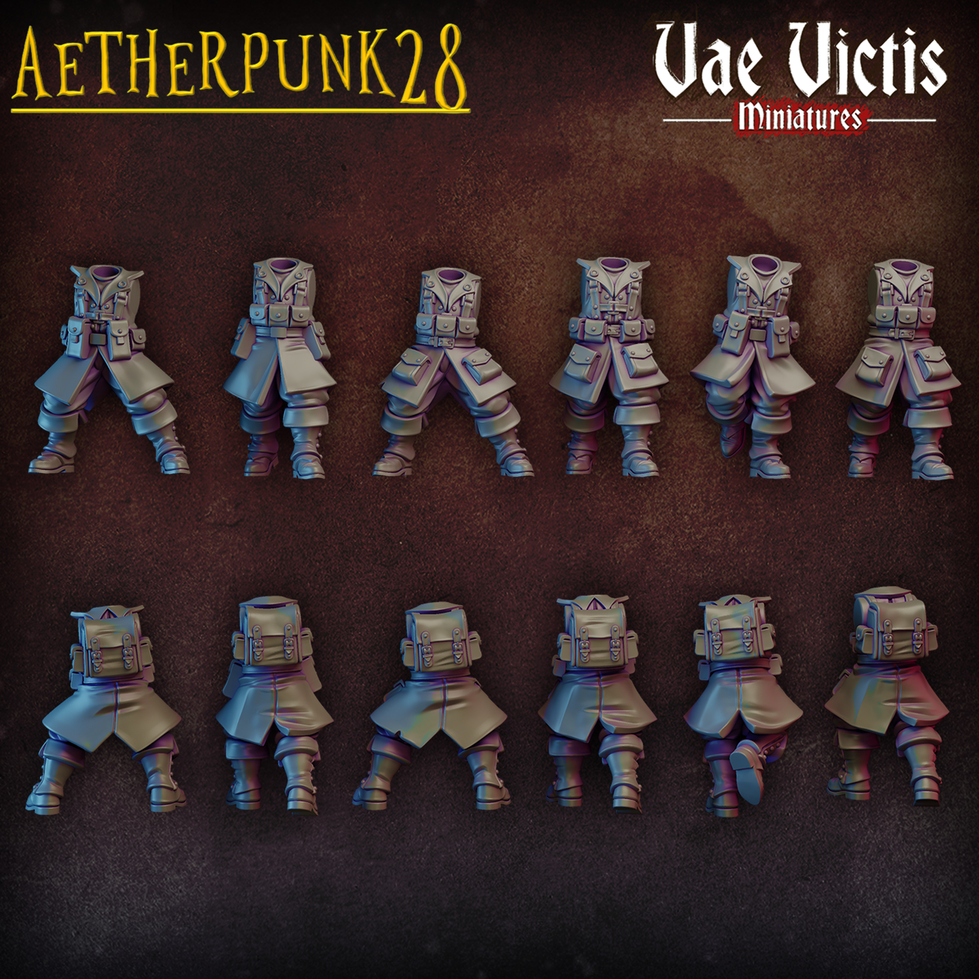 Aetherpunk 28 collaboration : Modular set by Vae Victis Miniatures - Image 4