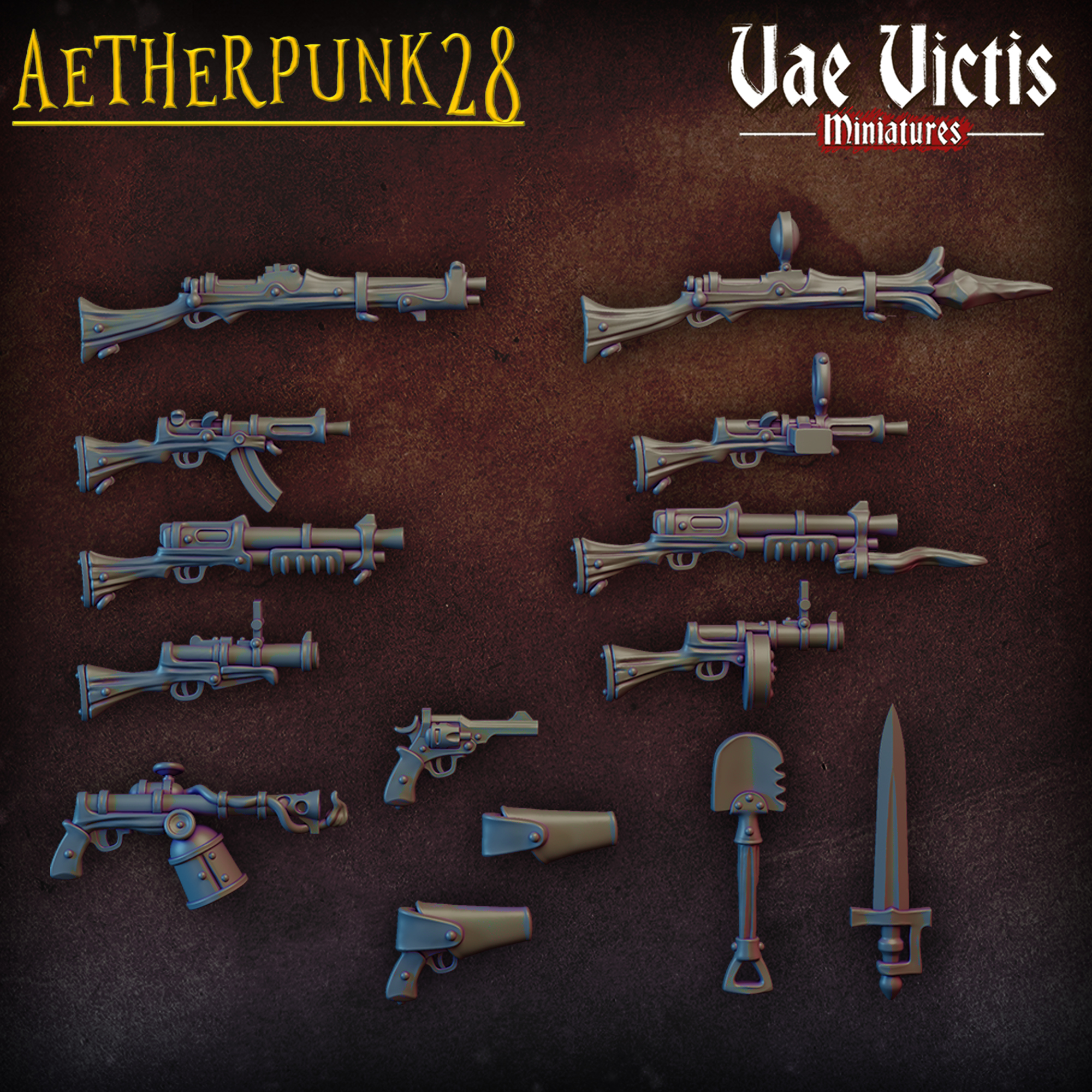 Aetherpunk 28 collaboration : Modular set by Vae Victis Miniatures - Image 5