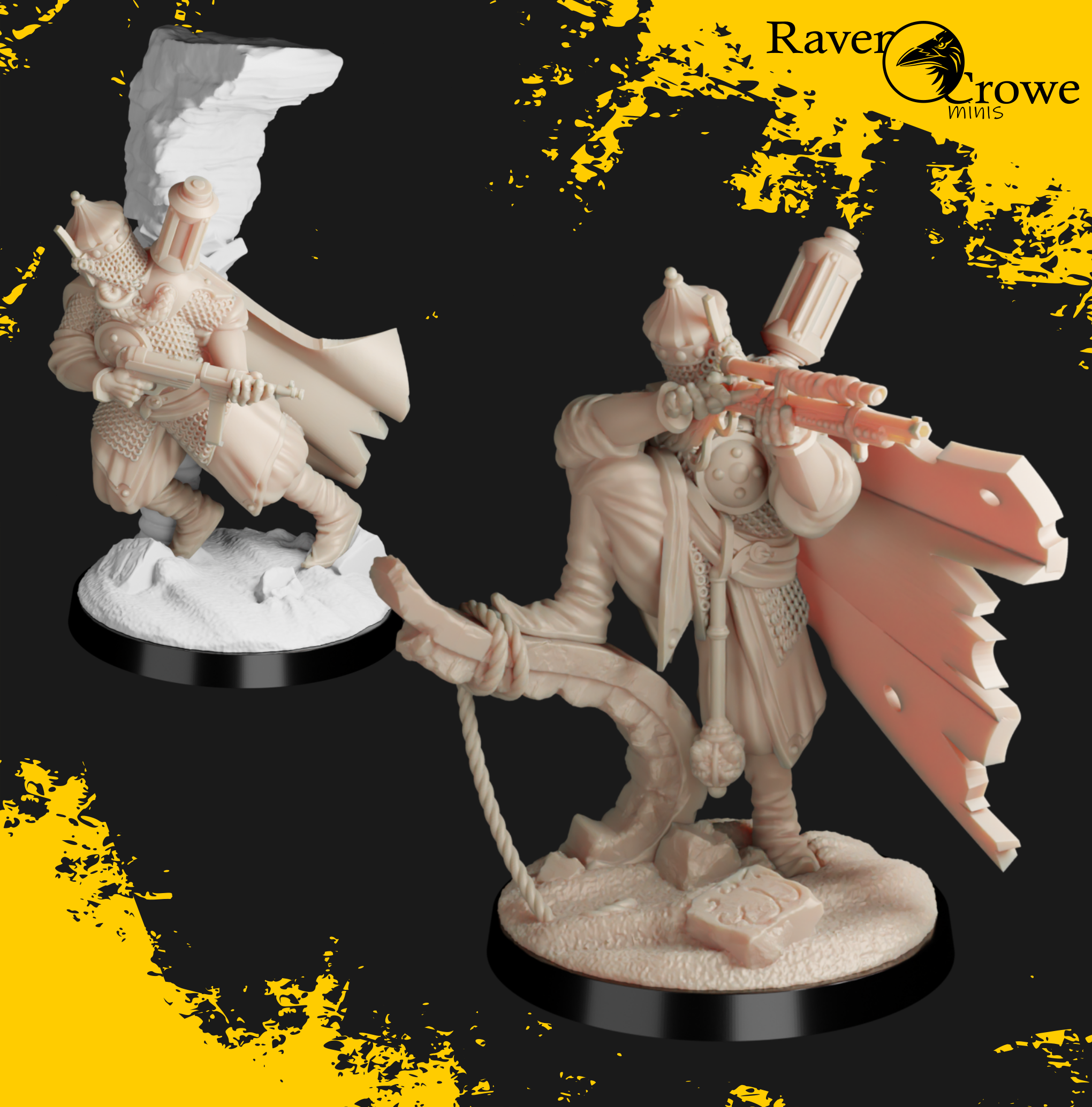 Iron Turks Alchemist by RavenCrow Minis, is a proxy for Jabirian Alchemist, in Iron Sultanate.