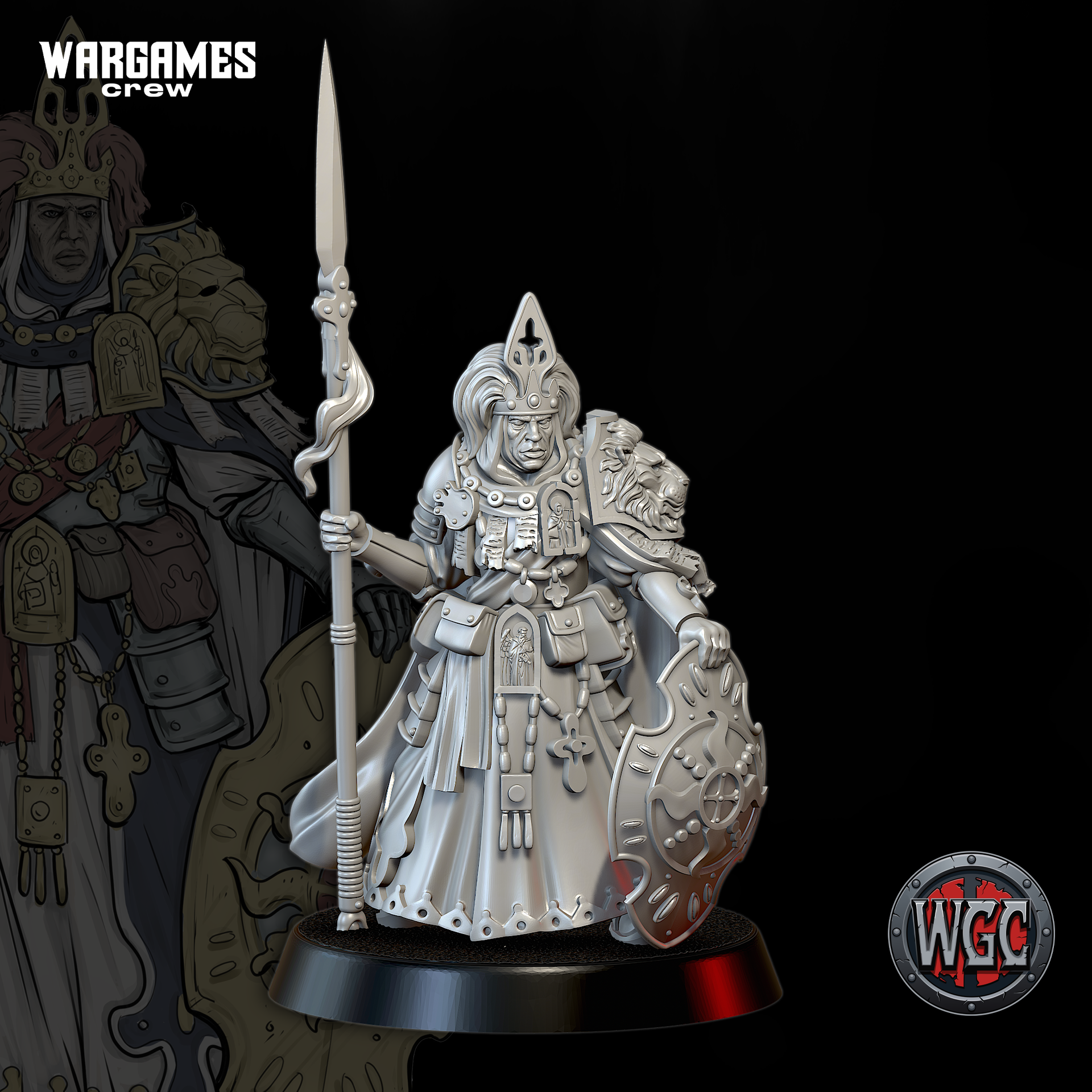 Chewa Holy Templar by WargamesCrew, is a proxy for Holy Warrior, in The Principality of New Antioch.