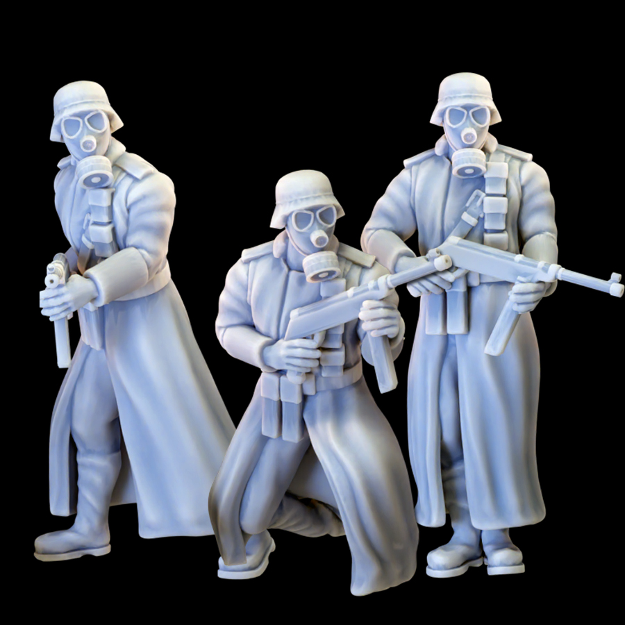 Diesel Submachinegunnes - Dieselpunk Soldiers by YourNeighborKnight, is a proxy for Heretic Trooper, in Heretic Legion.