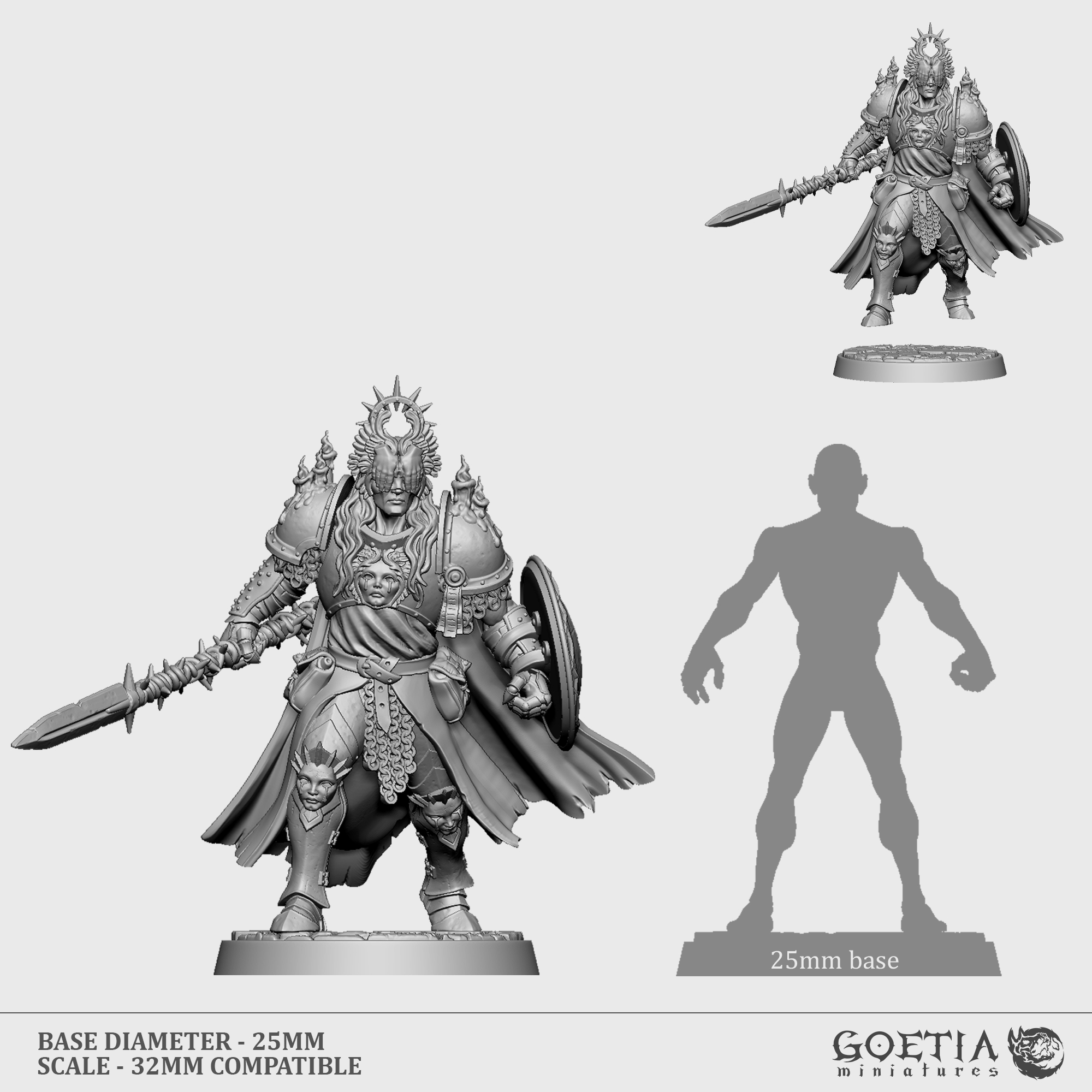 Mariel, Lance of the Justs | The Ivreanate by Goetia Miniatures - Image 3