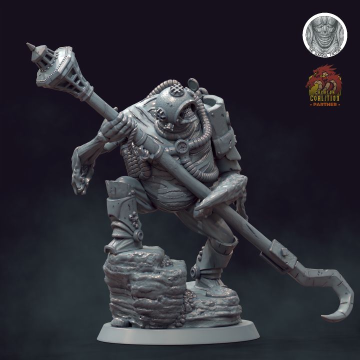 Sea Dead - Abysmal Warder by TheSurrealFactory, is a proxy for Amalgam, Sin Eater, in Court of the Seven Headed Serpent, Cult of the Black Grail, Heretic Legion.