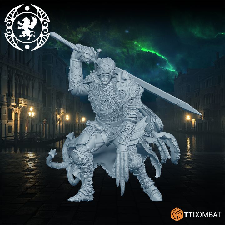 Rashaar - Scions of Dagon by Carnevale, is a proxy for Goetic Warlock, Hell Knight, in Court of the Seven Headed Serpent, Heretic Legion.