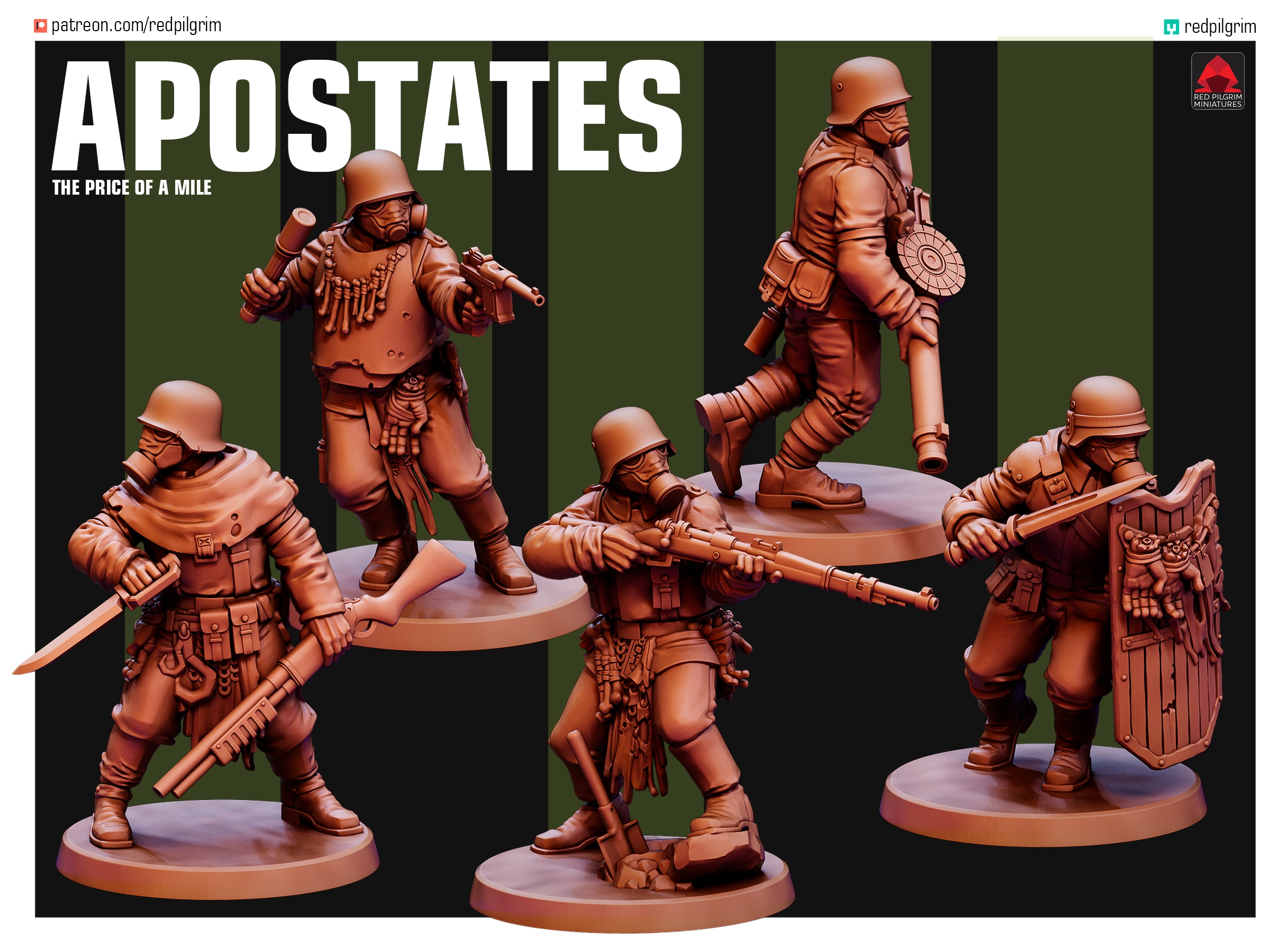 APOSTATES by RedPilgrim, is a proxy for Heretic Trooper, in Heretic Legion.