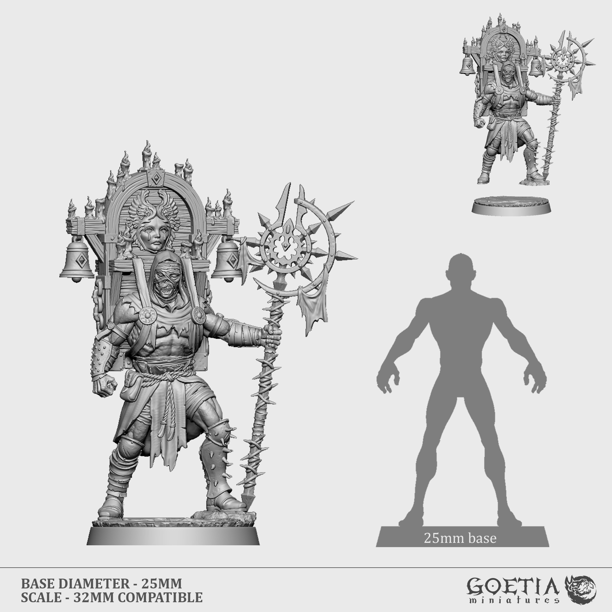 Mer-Zabal, Guardian of the Mother's Kiss | The Ivreanate by Goetia Miniatures - Image 3