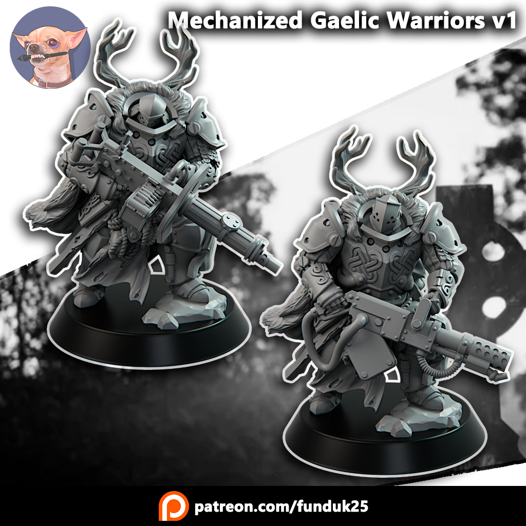 Mechanized Gaelic Warriors v1 by Funduk25, is a proxy for Mechanised Heavy Infantry, in The Principality of New Antioch.
