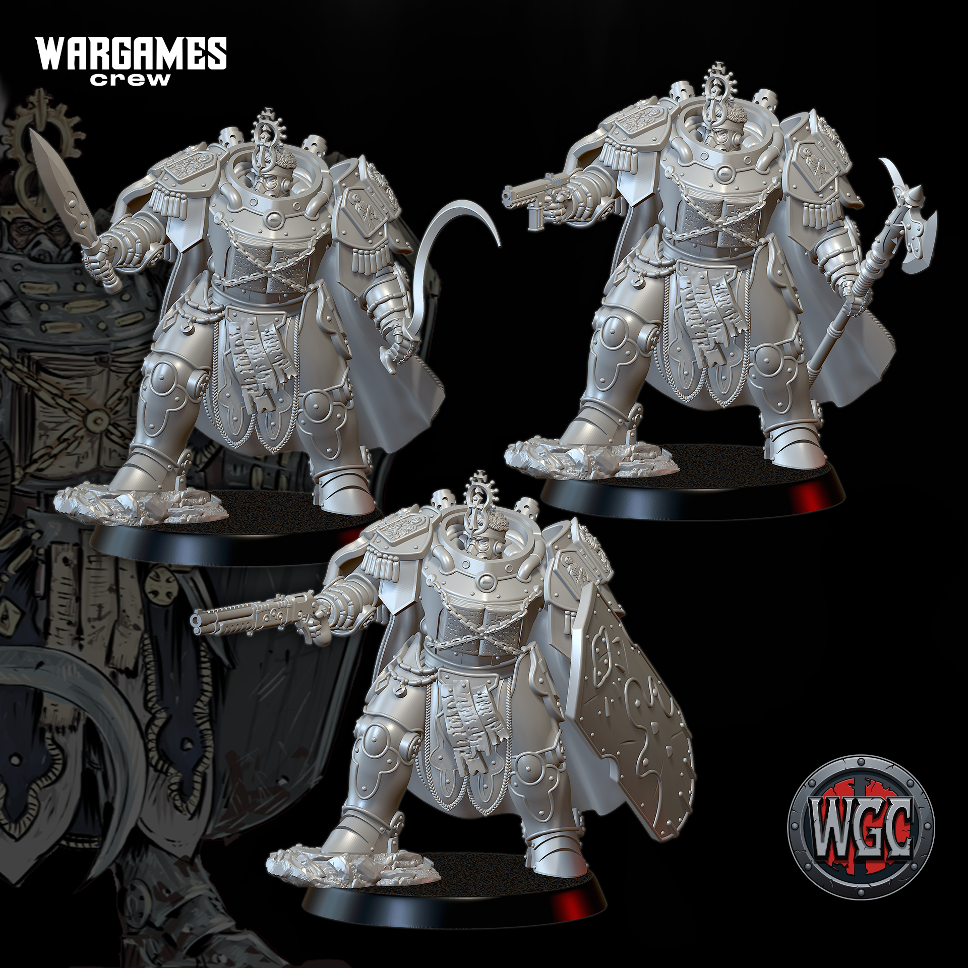 Chewa War-Priest in Heavy Lionheart Armor by WargamesCrew - Image 2