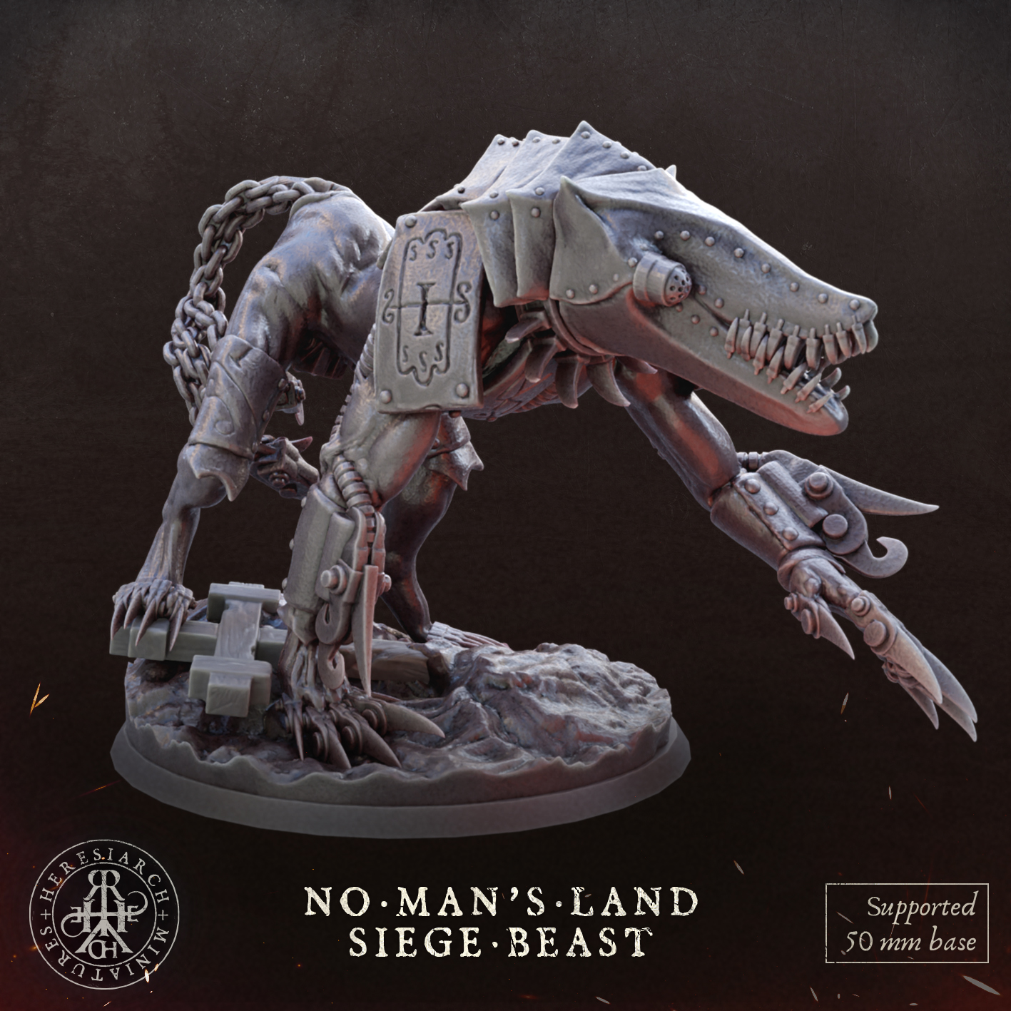 No Man’s Land Siege Beast by HeresiarchMiniatures - Image 2