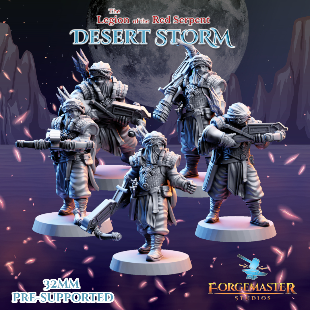 Desert Crossbow  Warriors - Desert Shadow Crossbow Poses by 42studio, is a proxy for Master Assasin, Sultanate Assasin, in Iron Sultanate.
