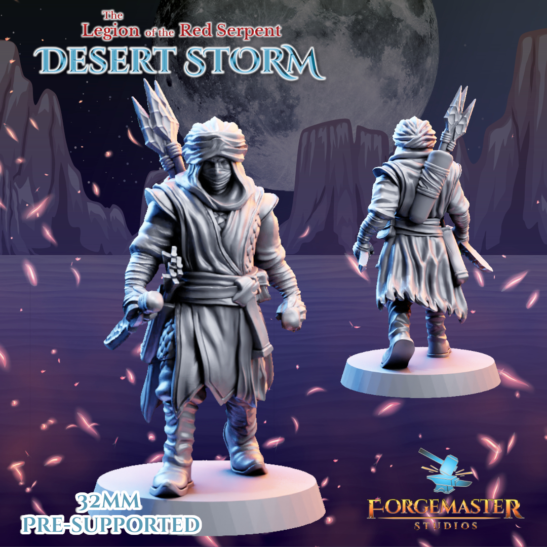 Desert Dagger  Warriors - Desert Shadow Dagger Poses by Forgemaster Studios - Image 5