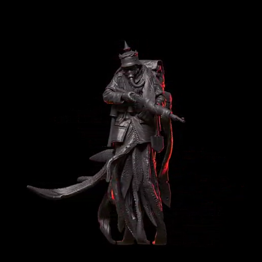 Trench Ghost by Von Drago Family, is a proxy for Heretic Trooper, in Heretic Legion.
