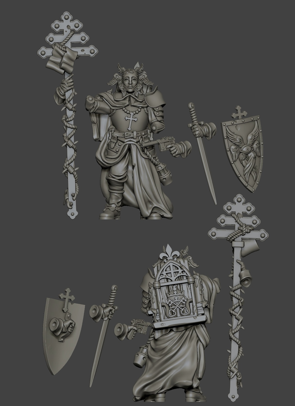 Cleric of the Vatican Guard by Funduk25 - Image 3