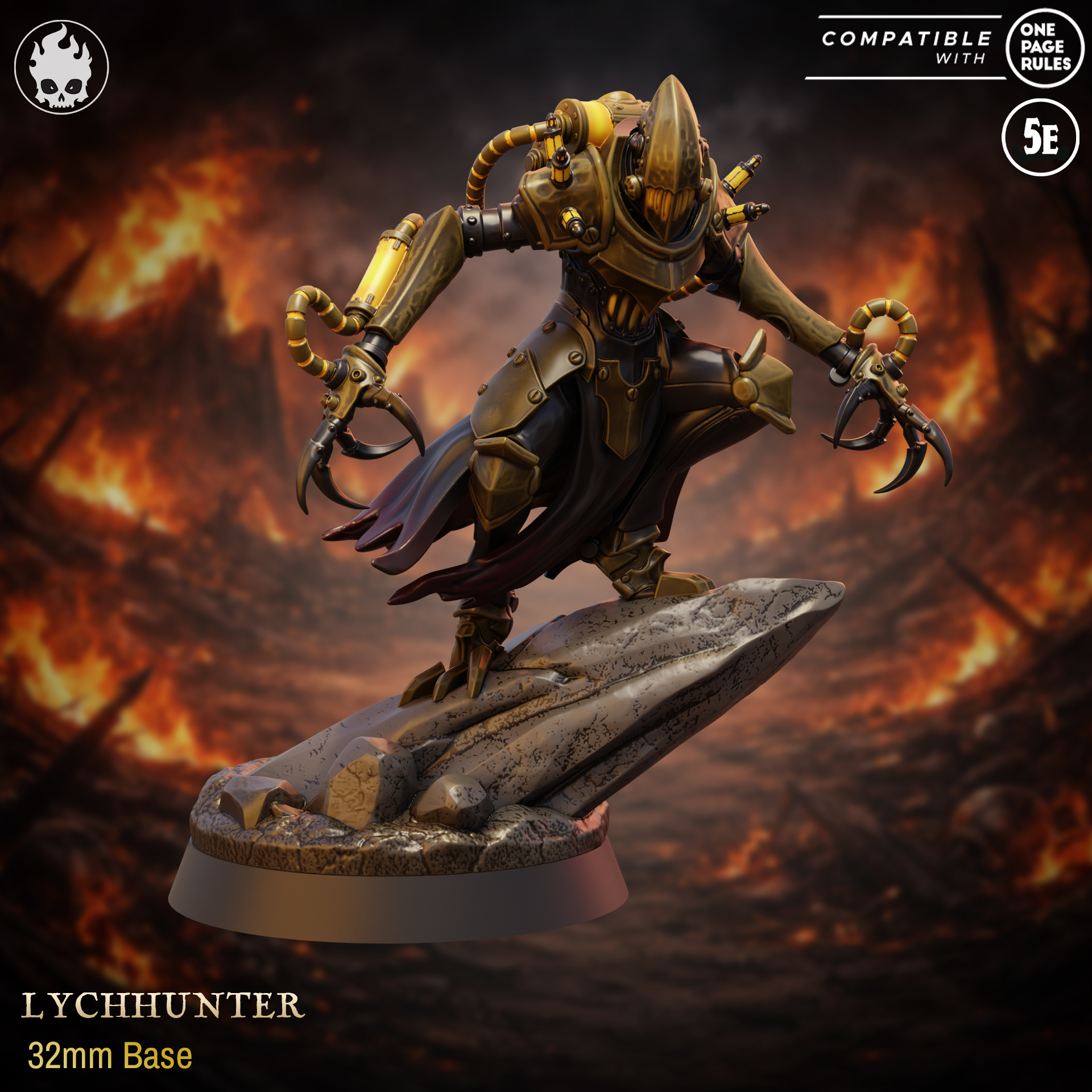Lych Hunter - Presupported by 42studio, is a proxy for Death Commando, in Heretic Legion.