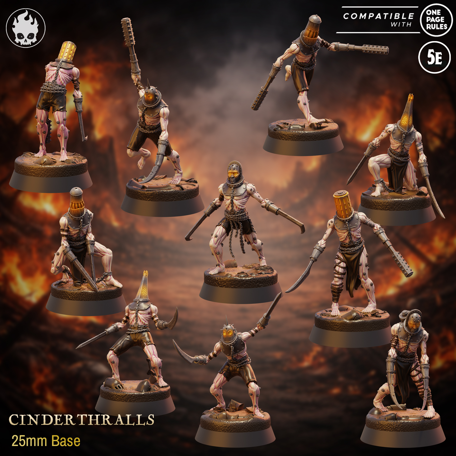 Cinderthralls by 42studio, is a proxy for Wretched, in Court of the Seven Headed Serpent, Heretic Legion.