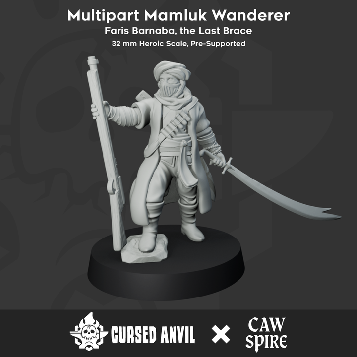 4 Mamluk Wanderer, Faris Barnaba by Cursed Anvil 3D Modelling and Design Ltd. - Image 2