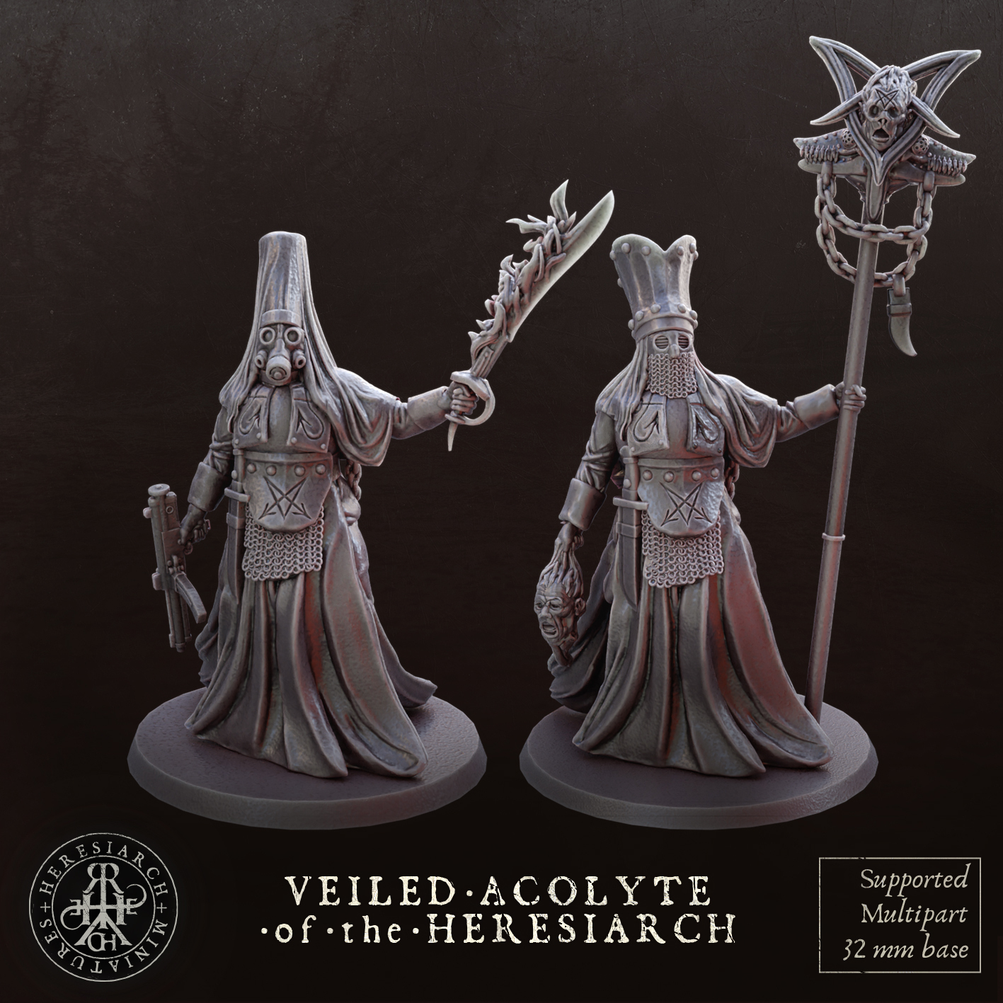 Veiled Acolyte of the Heresiarch by HeresiarchMiniatures - Image 6