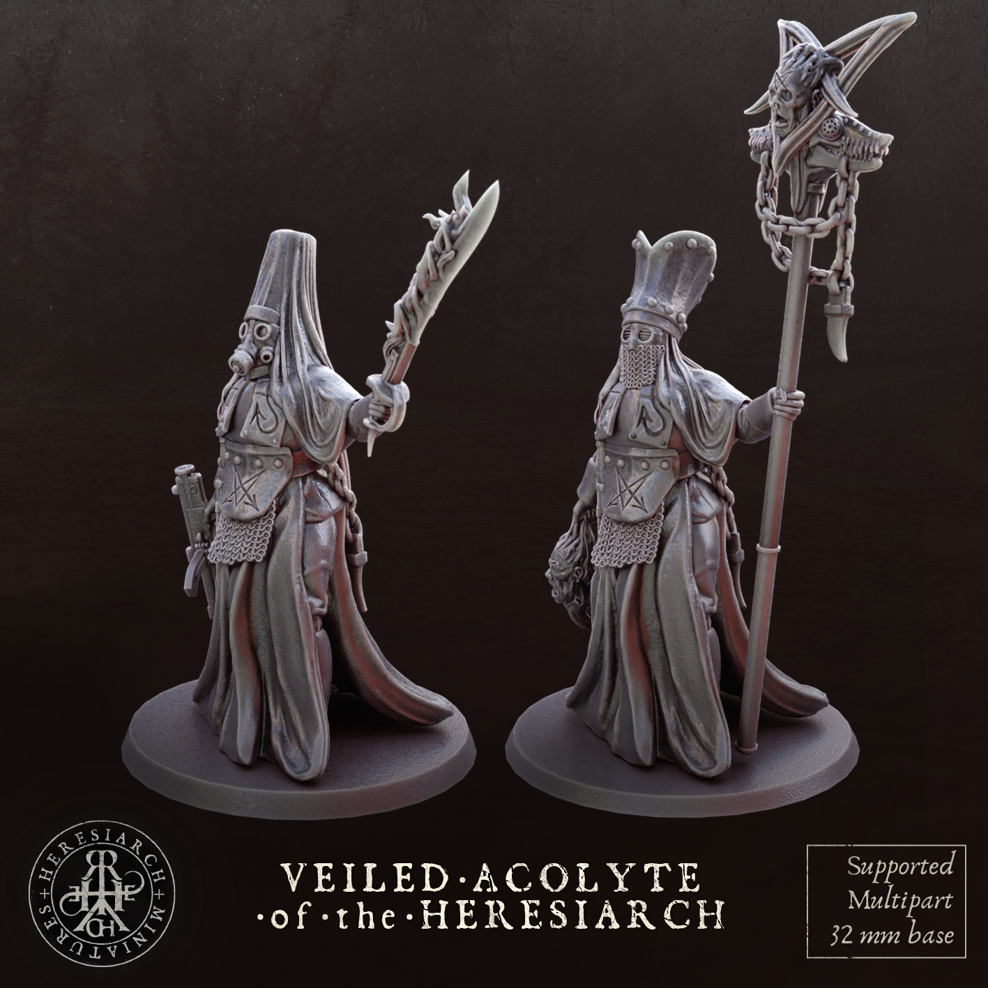 Veiled Acolyte of the Heresiarch by HeresiarchMiniatures - Image 5