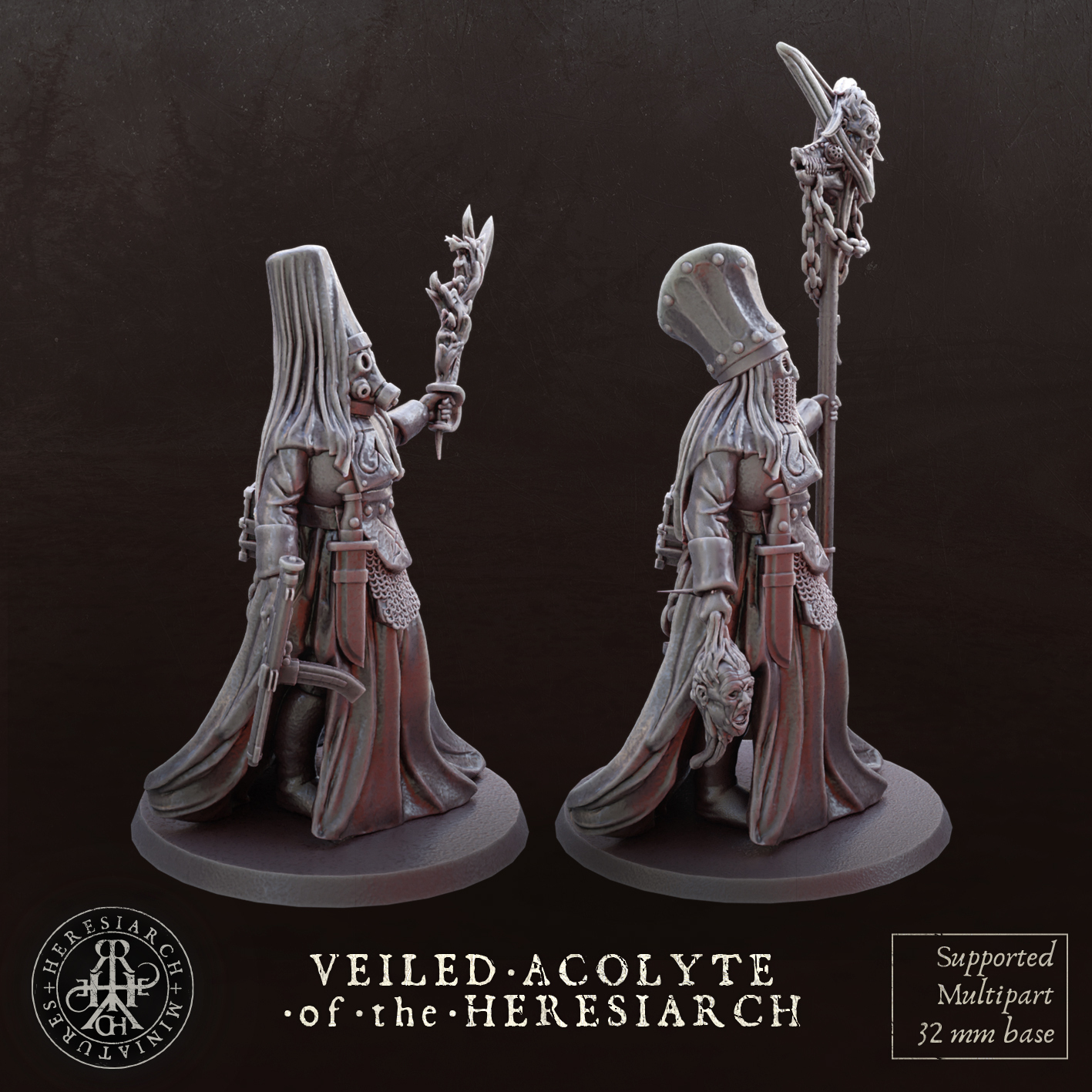 Veiled Acolyte of the Heresiarch by HeresiarchMiniatures - Image 3