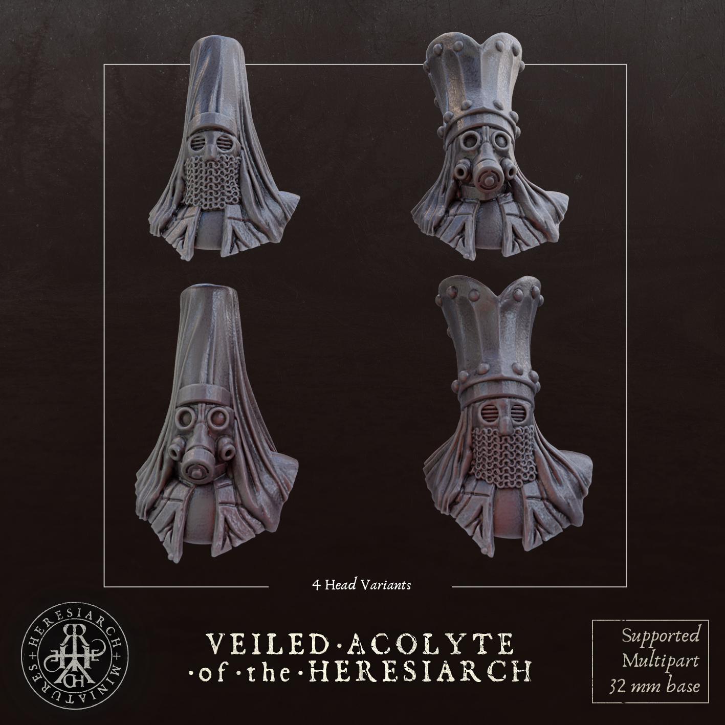 Veiled Acolyte of the Heresiarch by HeresiarchMiniatures - Image 2