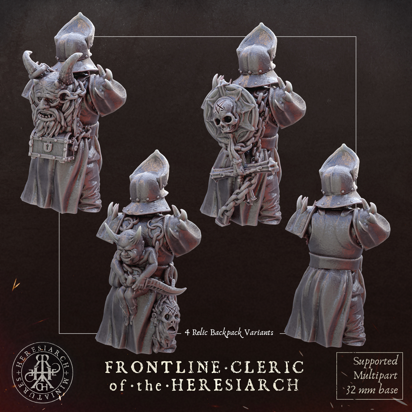 Frontline Cleric of the Heresiarch by HeresiarchMiniatures - Image 7