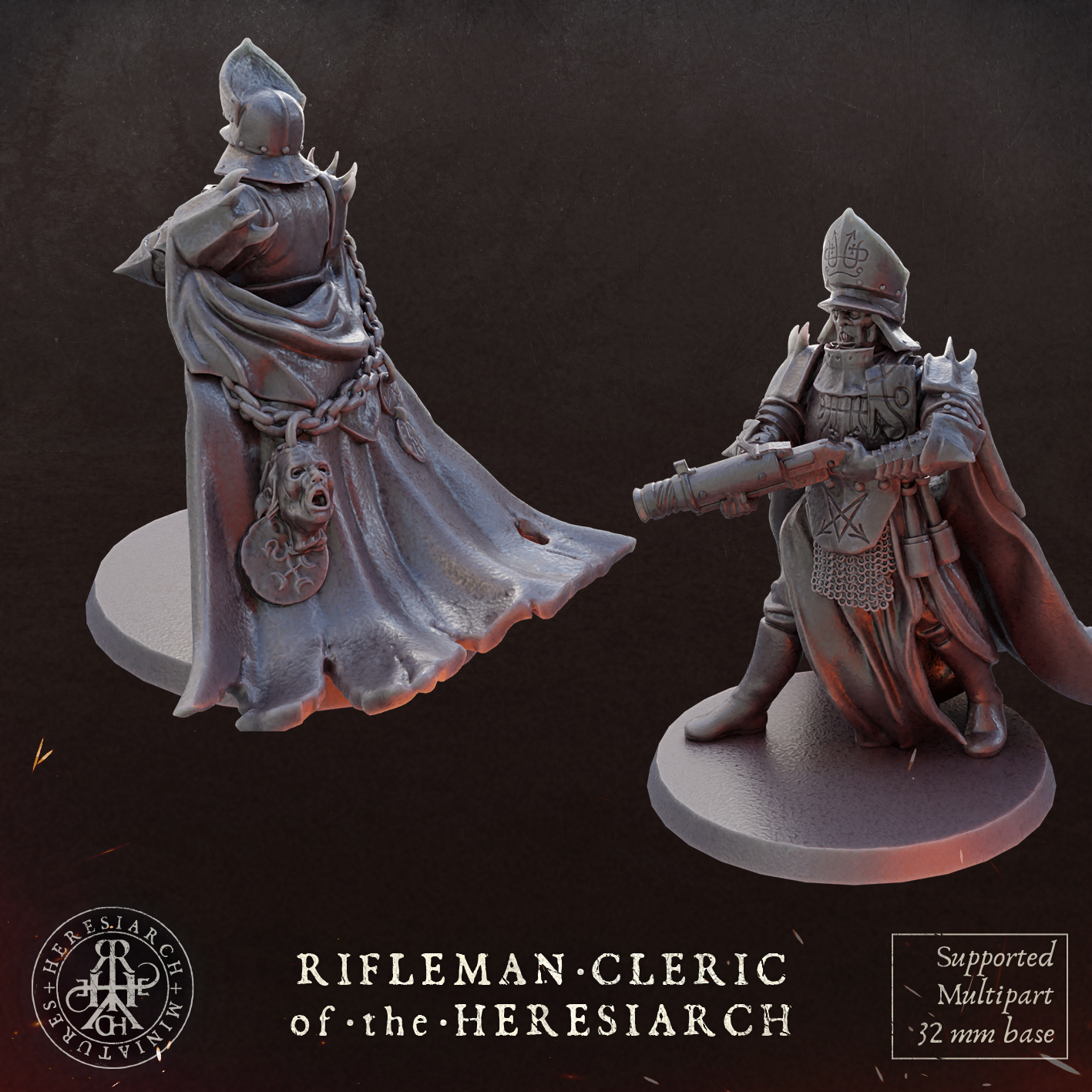 Rifleman Cleric of the Heresiarch by HeresiarchMiniatures - Image 3