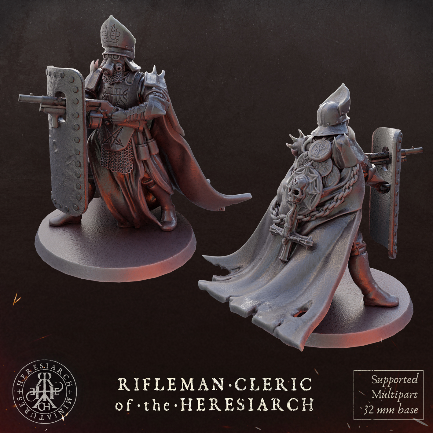 Rifleman Cleric of the Heresiarch by HeresiarchMiniatures - Image 4