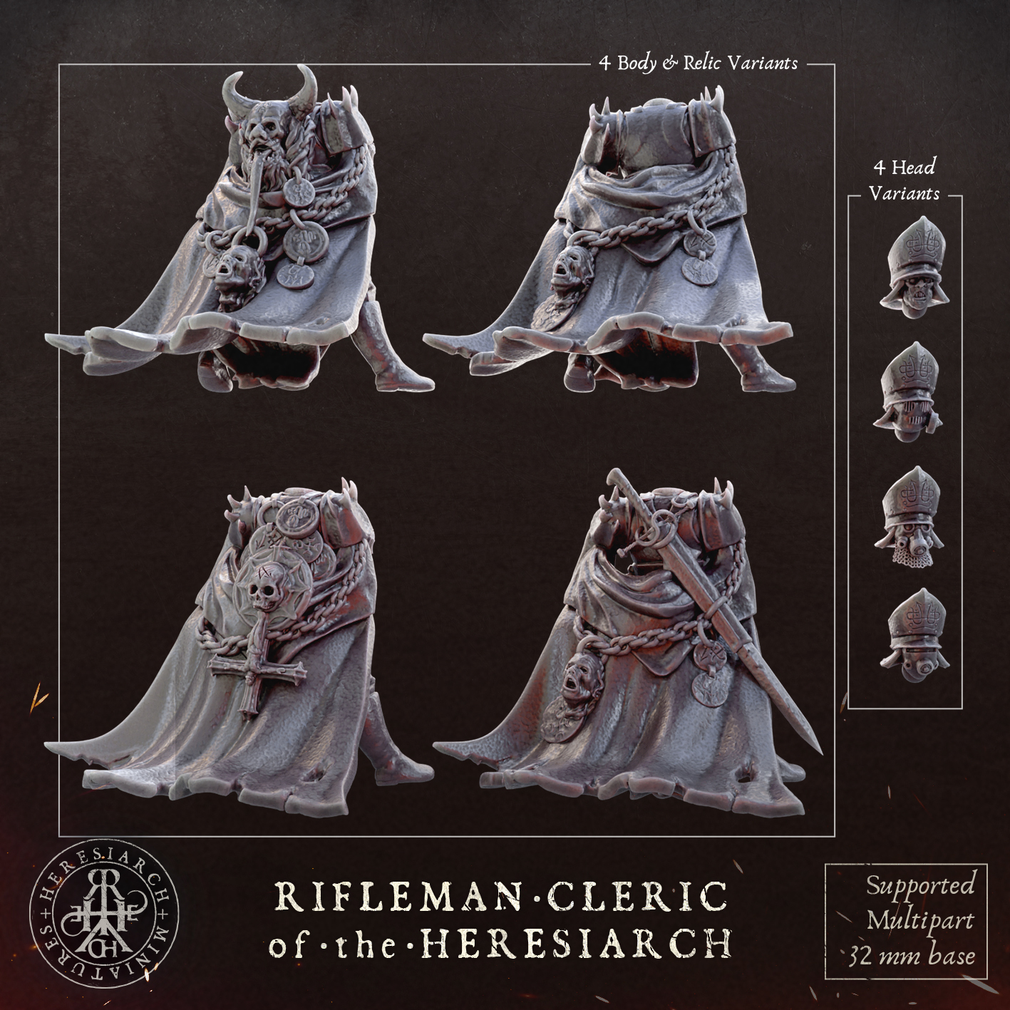 Rifleman Cleric of the Heresiarch by HeresiarchMiniatures - Image 5