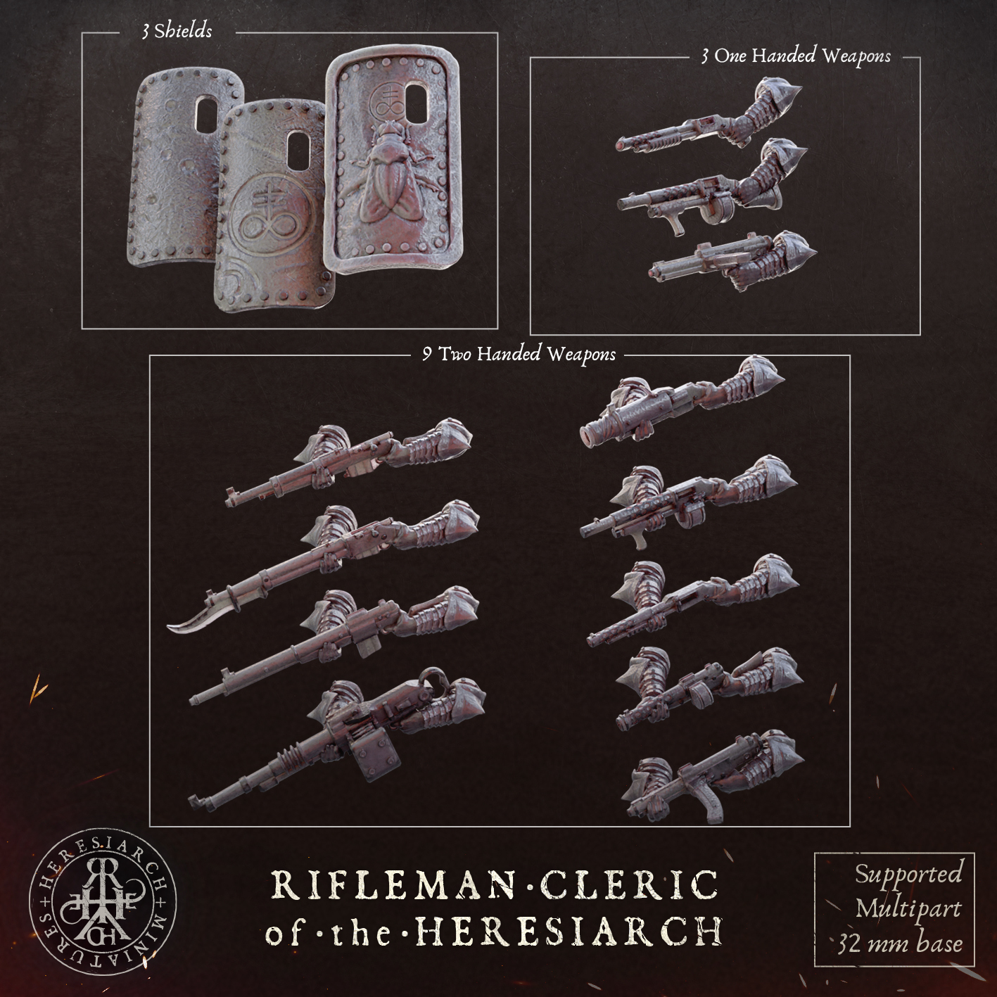 Rifleman Cleric of the Heresiarch by HeresiarchMiniatures - Image 7