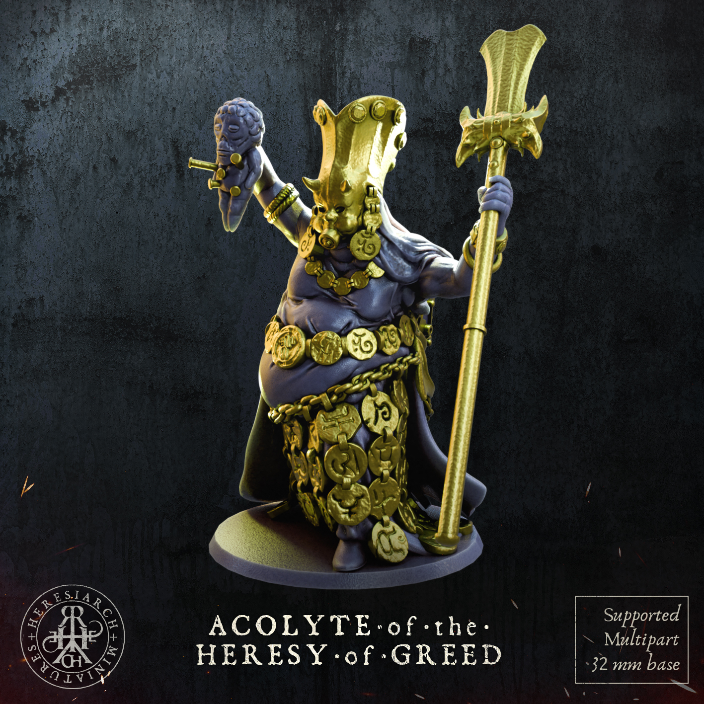 Acolyte of the Heresy of Greed by HeresiarchMiniatures - Image 2