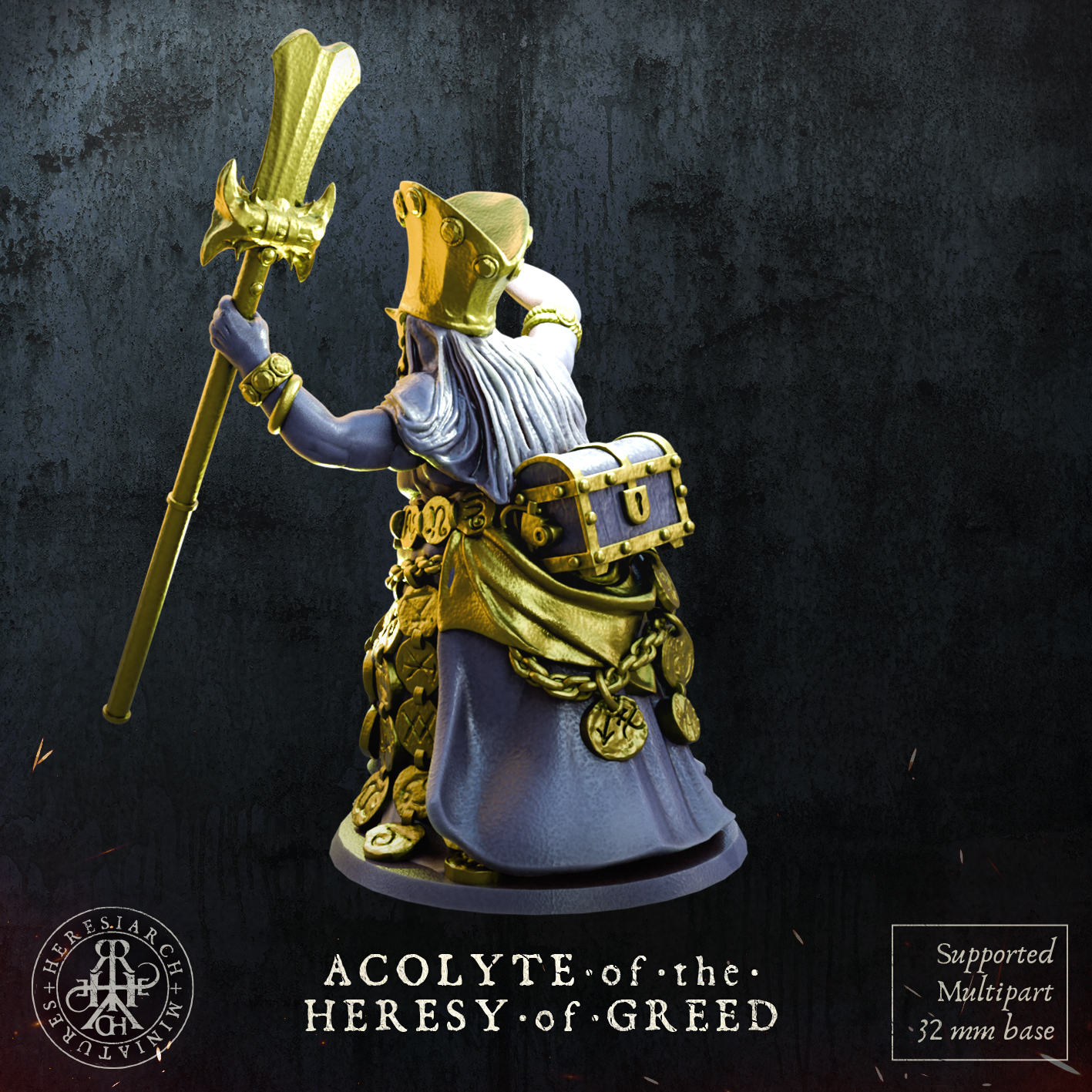 Acolyte of the Heresy of Greed by HeresiarchMiniatures - Image 4