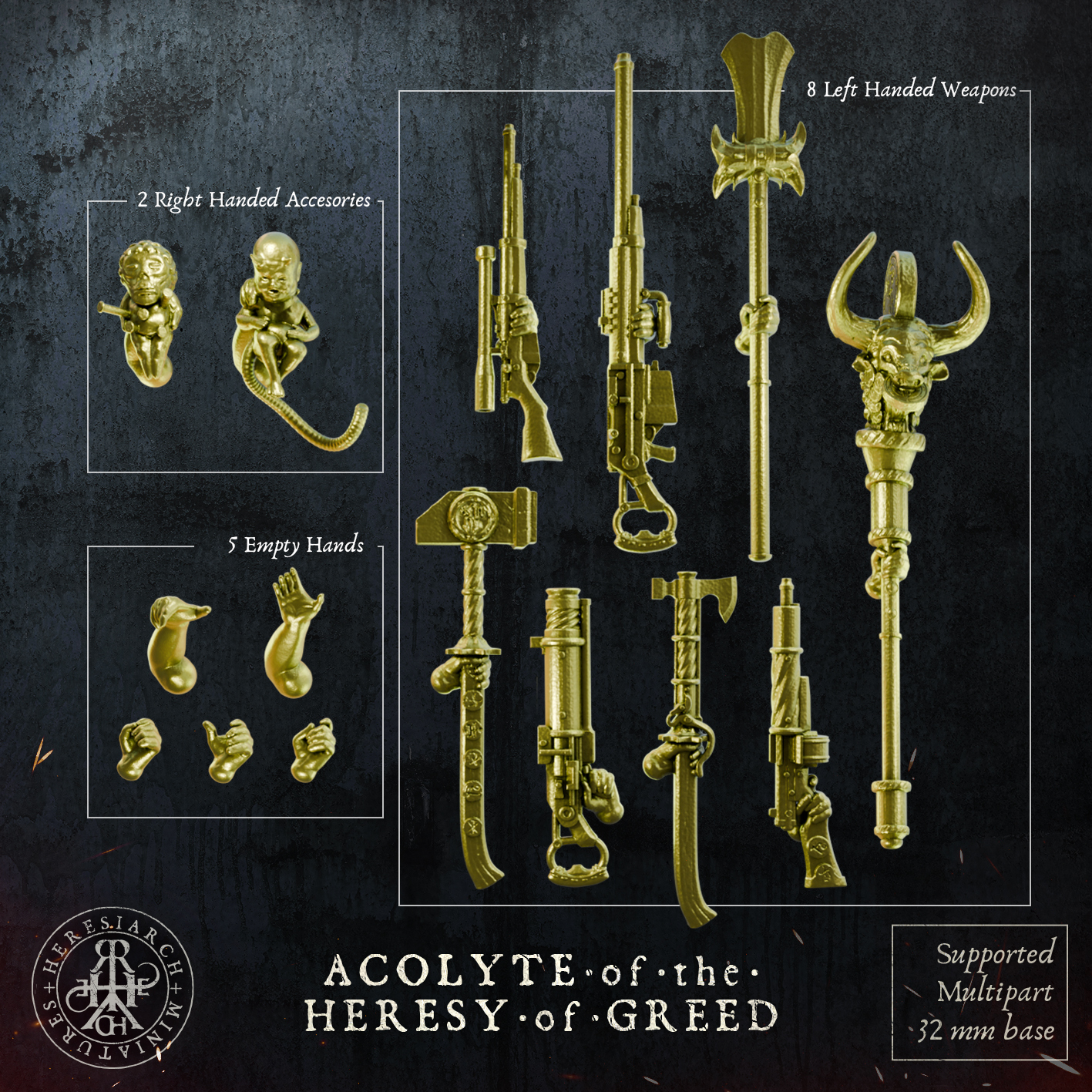 Acolyte of the Heresy of Greed by HeresiarchMiniatures - Image 5