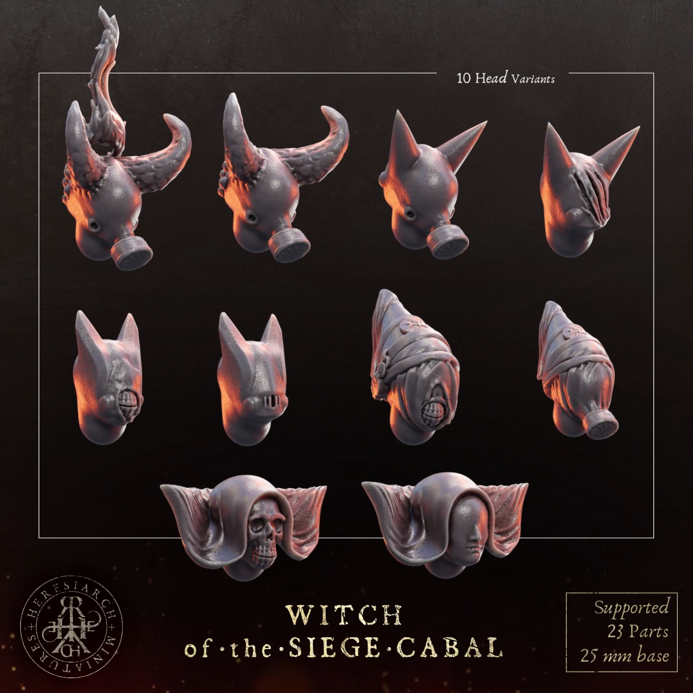 Witch of the Siege Cabal by HeresiarchMiniatures - Image 7