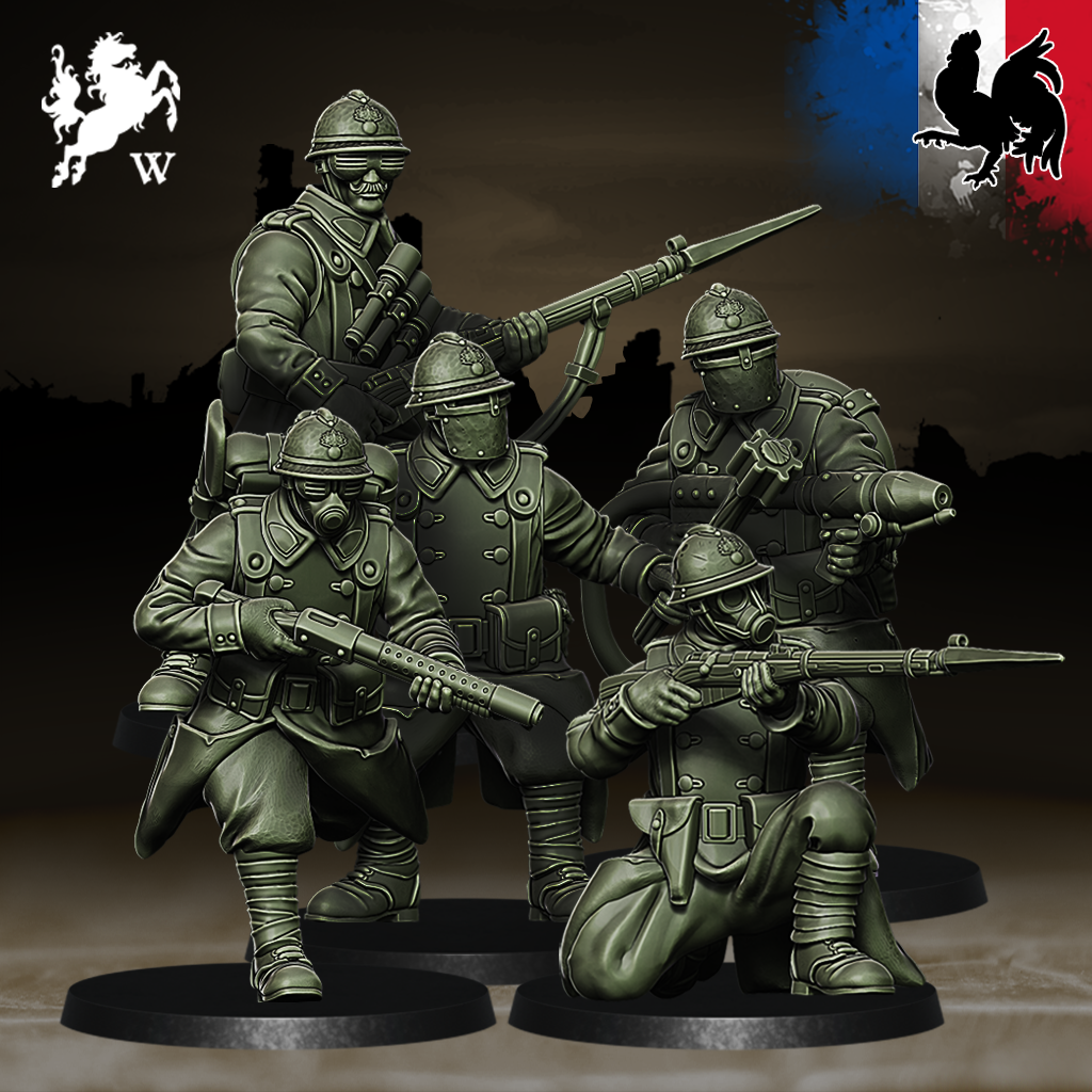 French - Yeomen by Westfalia Miniatures, is a proxy for Yeoman, in The Principality of New Antioch.